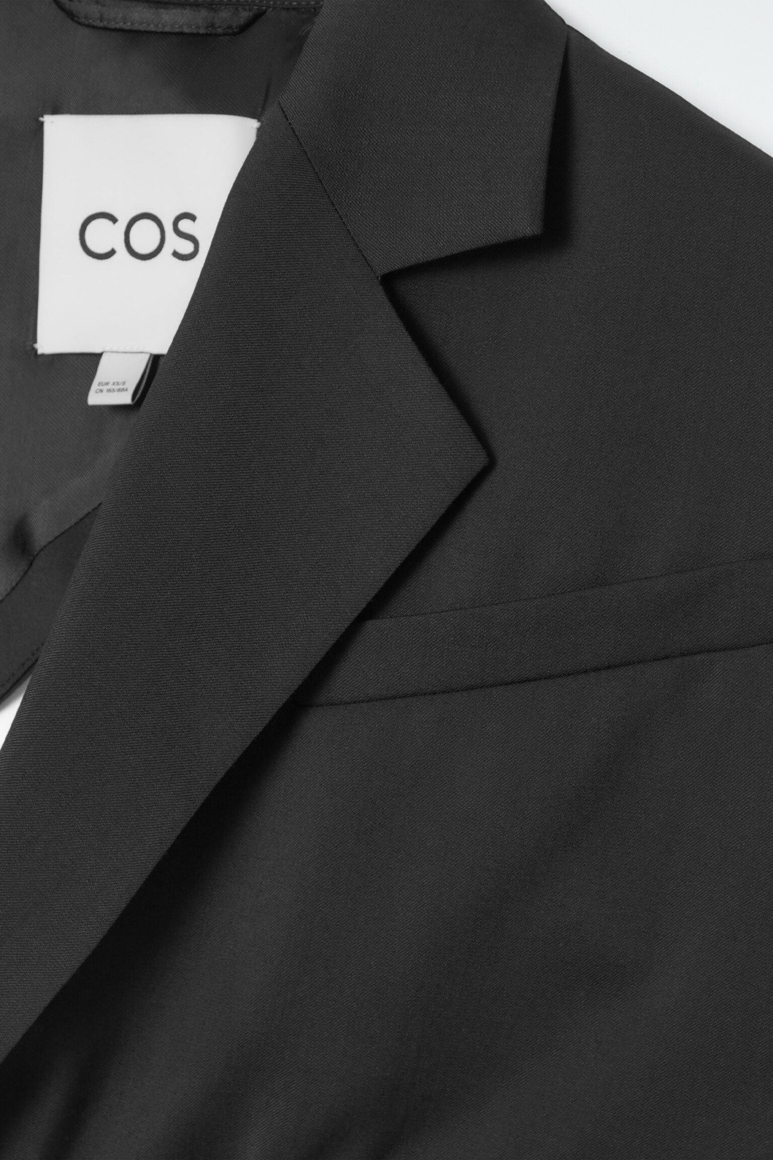 OPEN-BACK WRAP WAISTCOAT - BLACK - 2