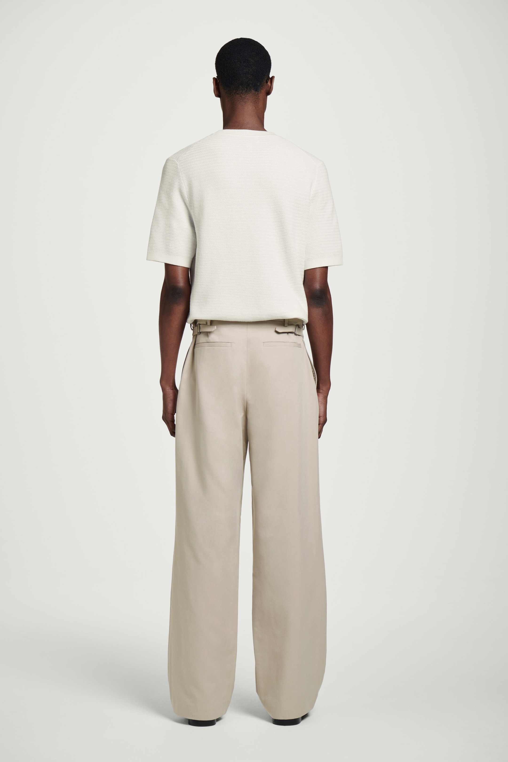 TAILORED WIDE-LEG TROUSERS