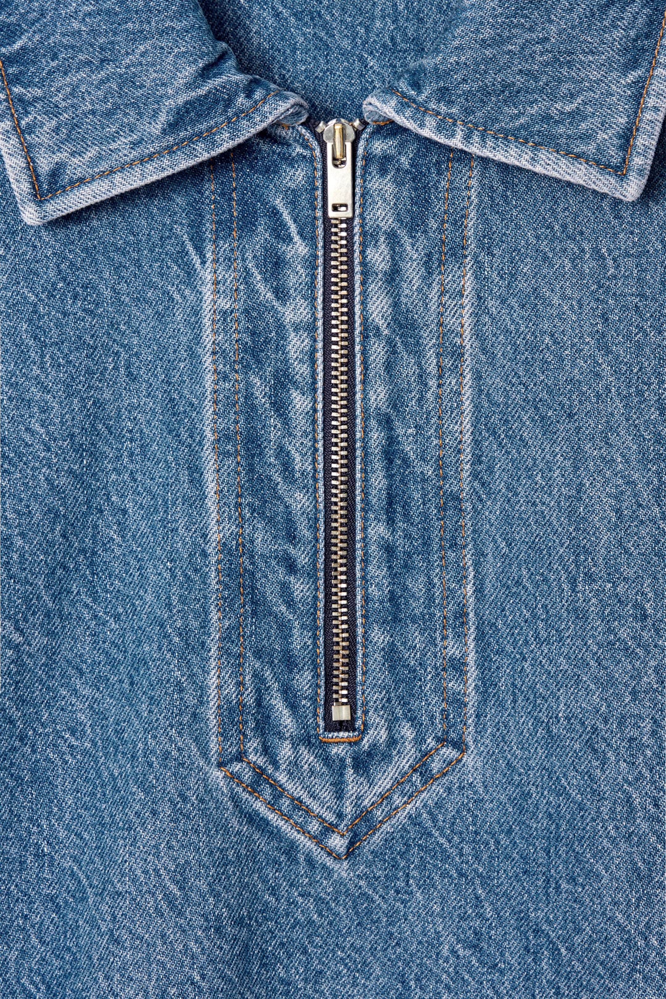 Agrandir l'image: ROBE DEMI-ZIPPÉE EN DENIM - BLEU - FEMME | H&M FR 6