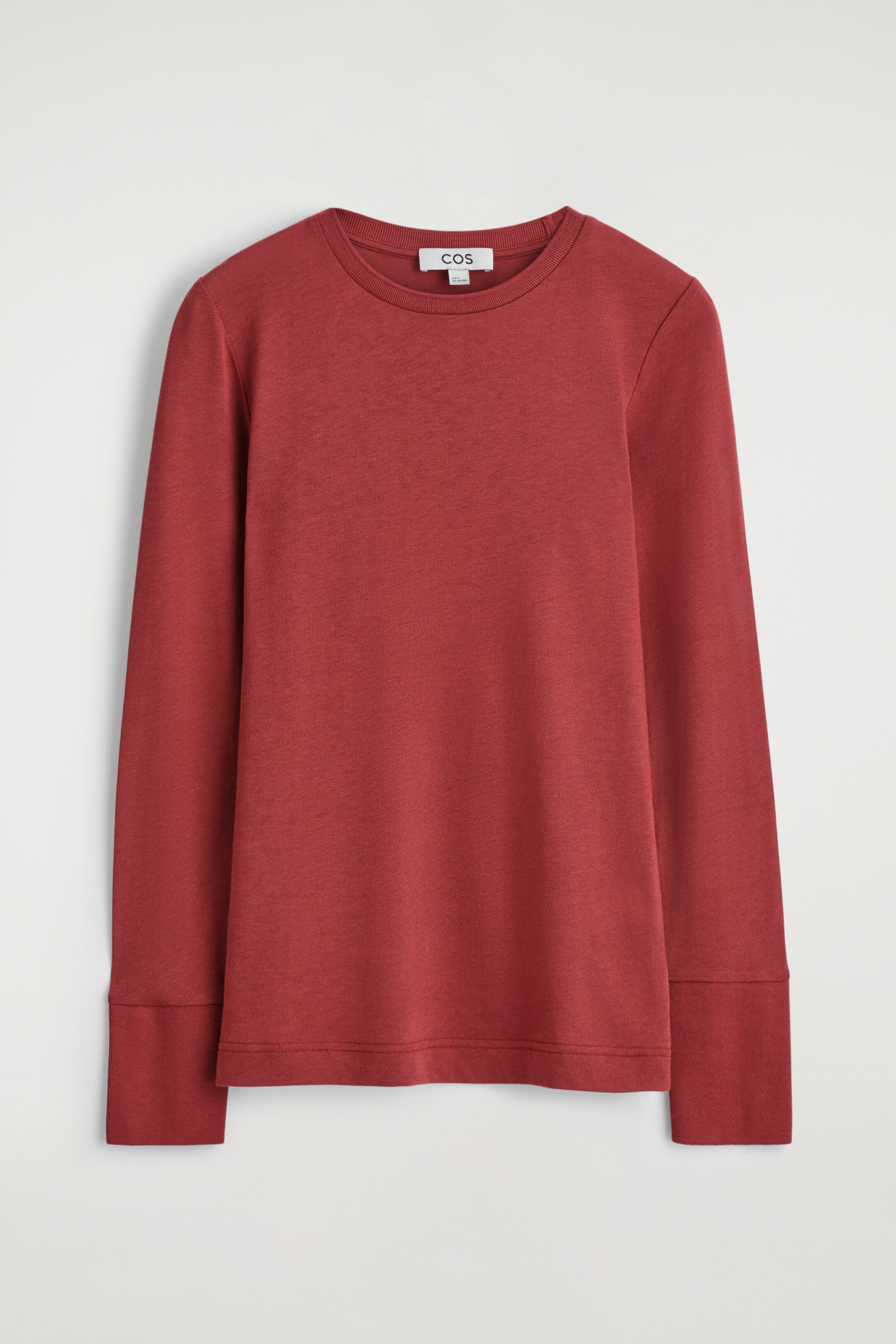 Visualizza immagine più grande: MAGLIA A MANICHE LUNGHE IN JERSEY DI COTONE - ROSSO - DONNA | H&M IT 6