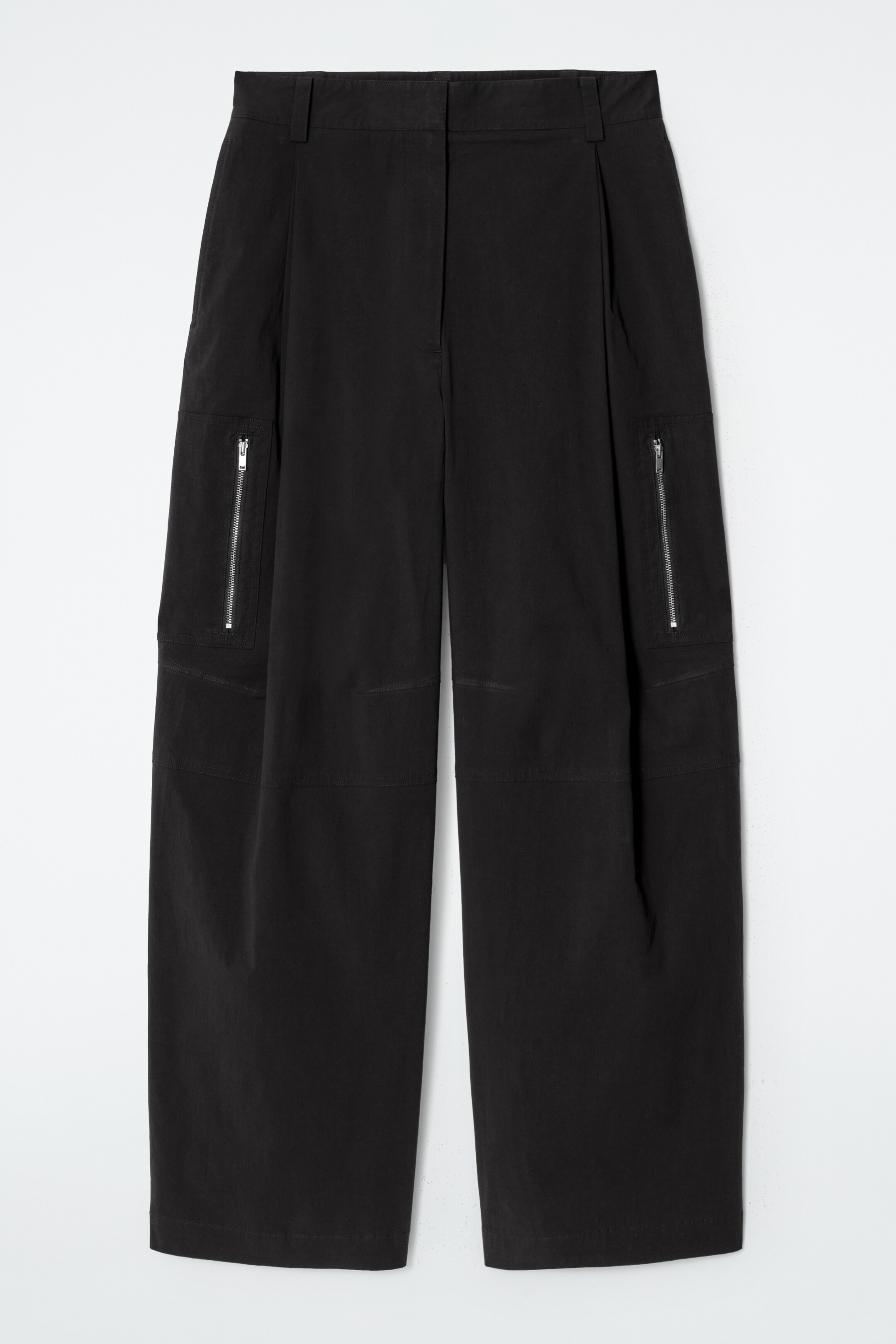 Grösseres Bild ansehen: UTILITY-CARGOHOSE MIT BARREL-BEIN - SCHWARZ - DAMEN | H&M CH 7