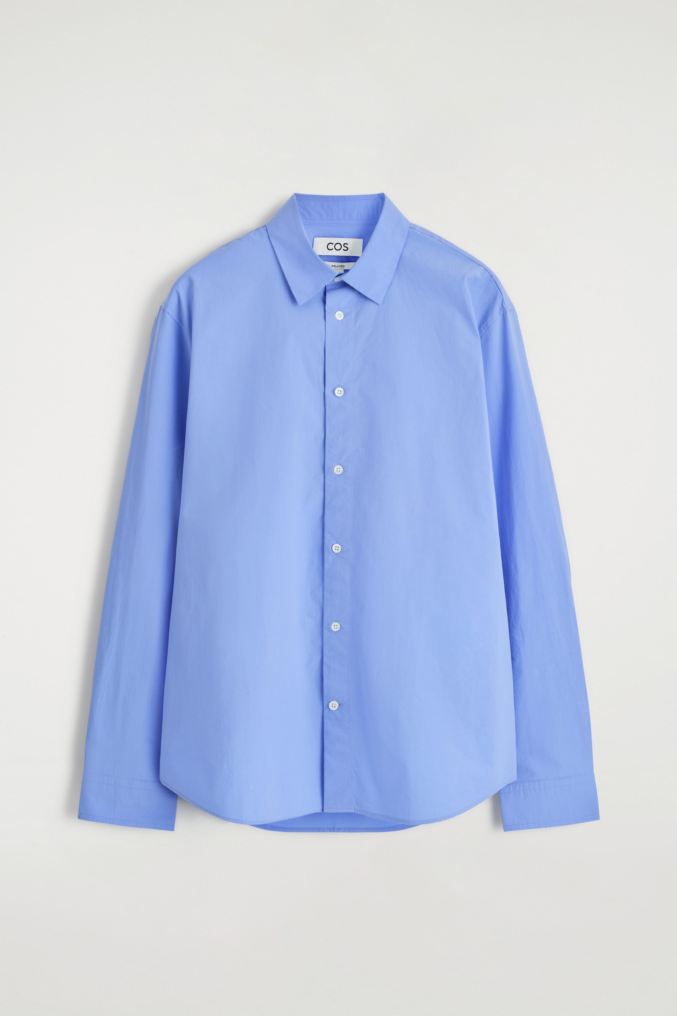 RELAXED PIMA COTTON POPLIN SHIRT