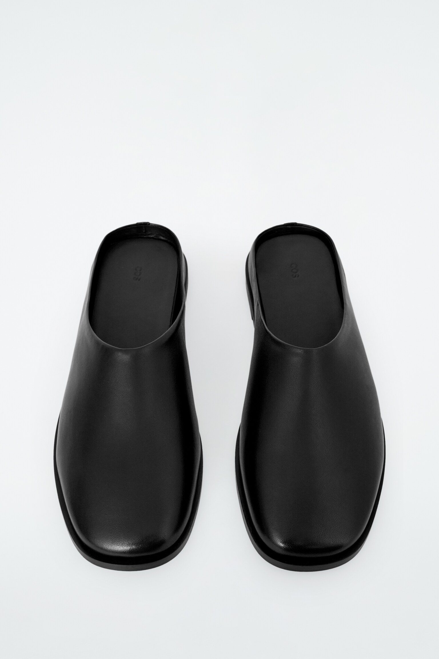 MULES CLASSIQUES EN CUIR - NOIR - 6