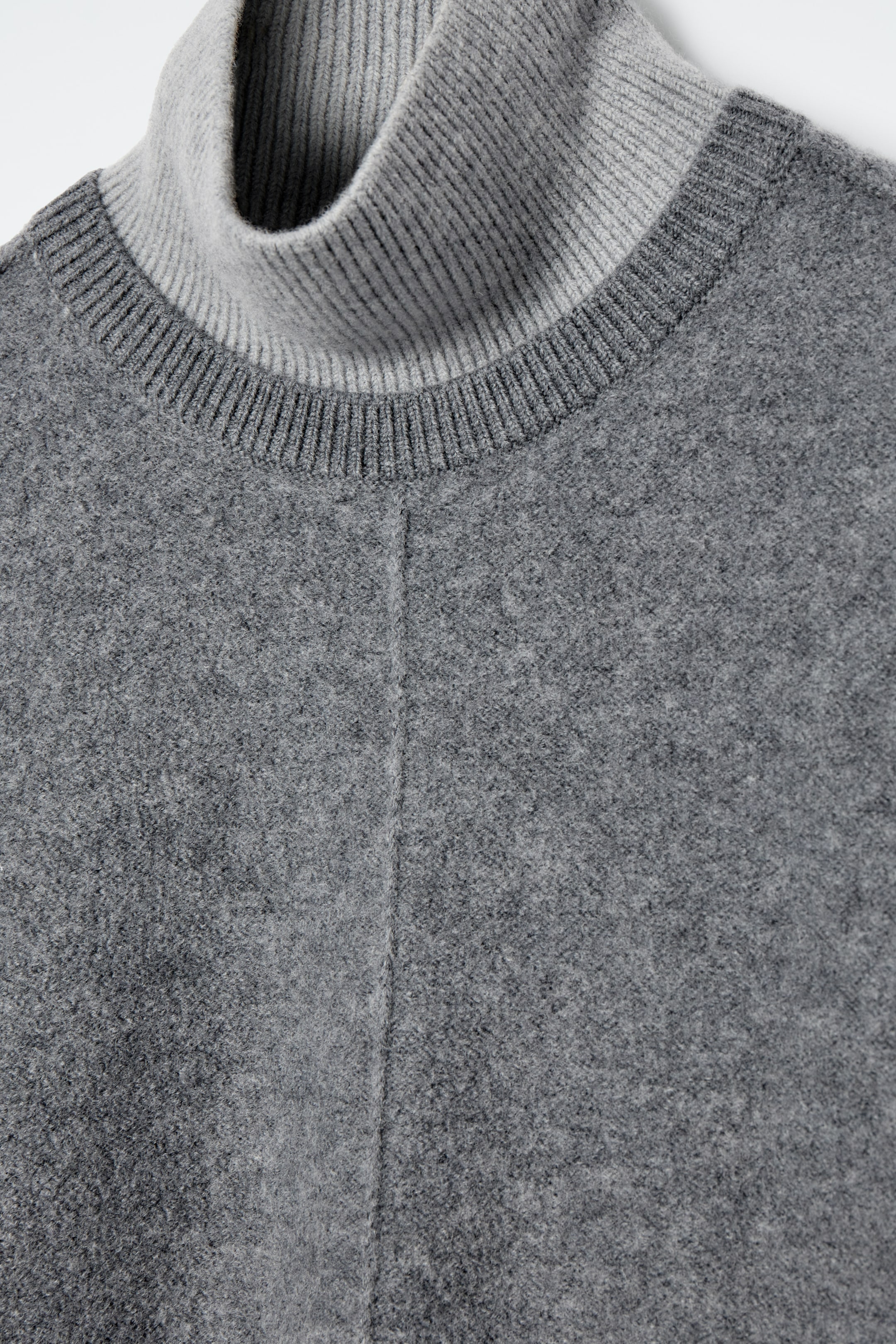 Agrandir l'image: PULL EFFET SUPERPOSÉ EN LAINE COLOUR-BLOCK - GRIS - FEMME | H&M BE 8