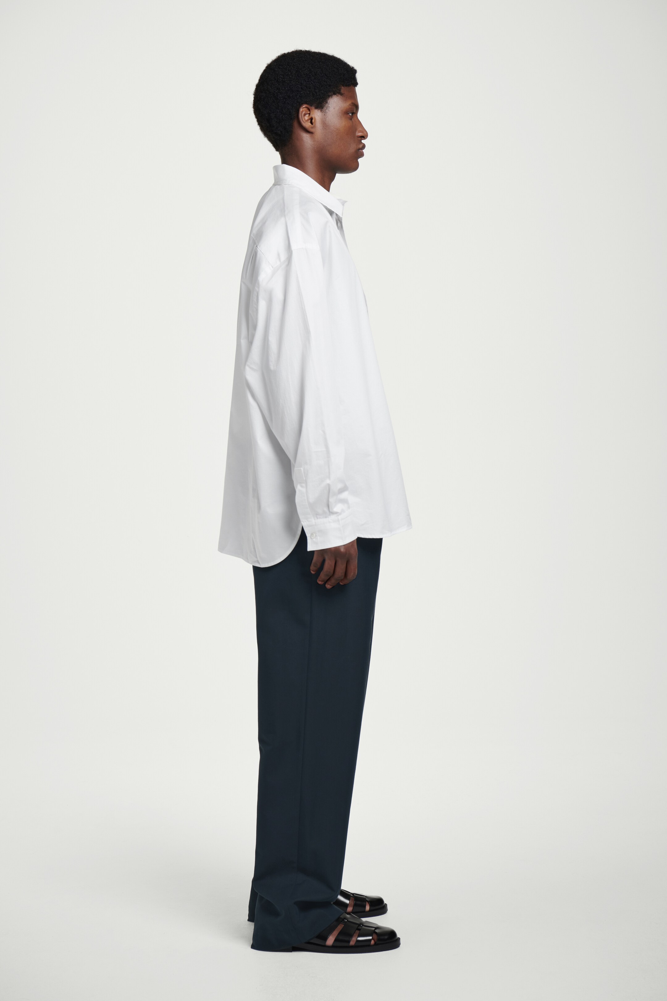 Agrandir l'image: CHEMISE OXFORD OVERSIZE LARGE EN COTON - BLANC - HOMME | H&M CH 4