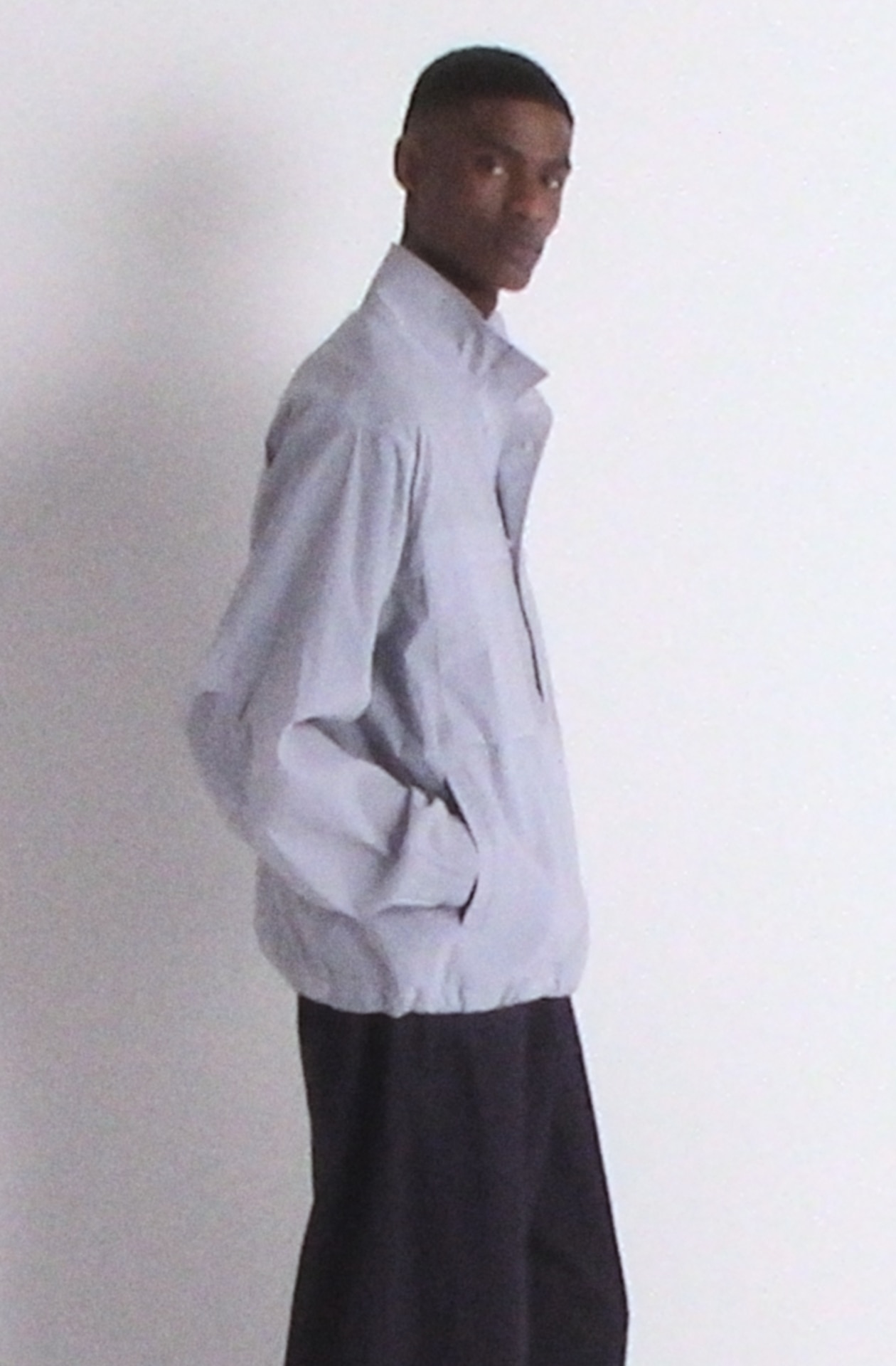 OVERSIZED WATER-RESISTANT ANORAK JACKET - LIGHT BLUE | COS US