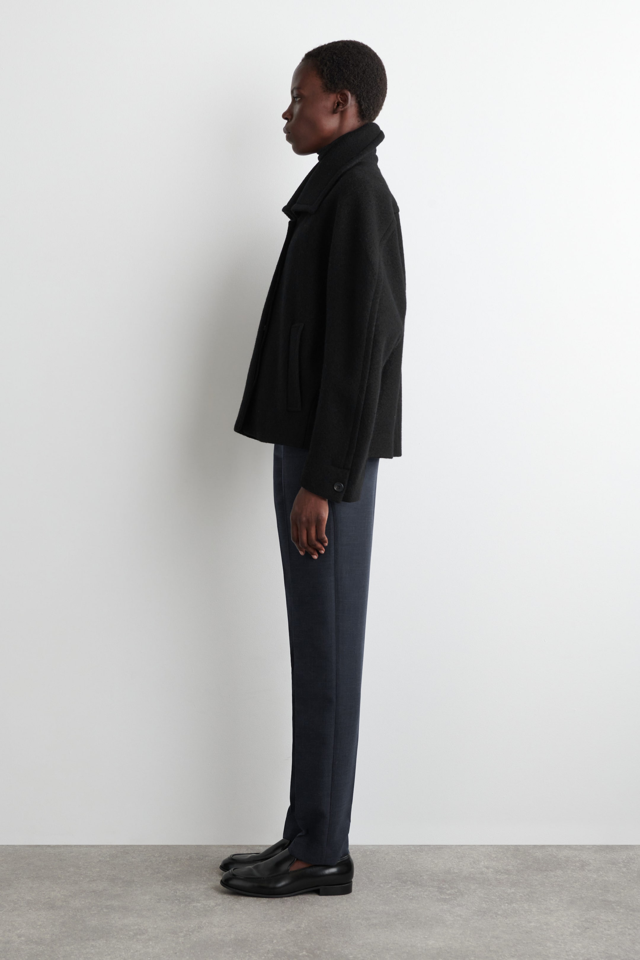 OVERSIZED BOILED-WOOL JACKET