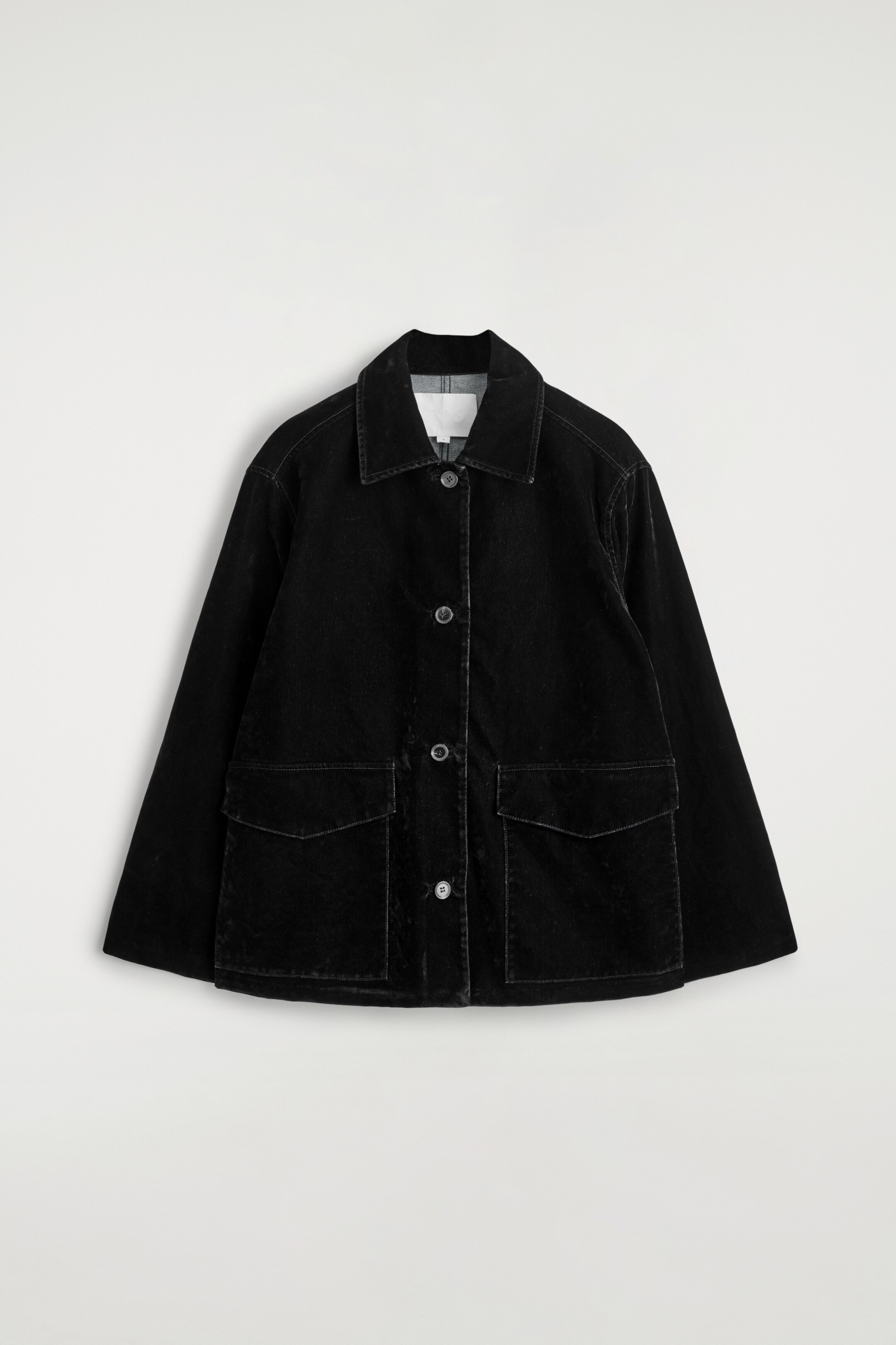 Agrandir l'image: VESTE EN DENIM FLOQUÉ - NOIR - FEMME | H&M CH 6