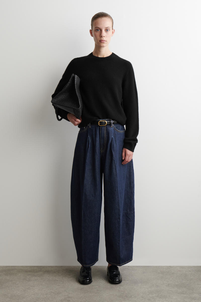 Cos Jeans Twine Dal Taglio Barrel In Blue