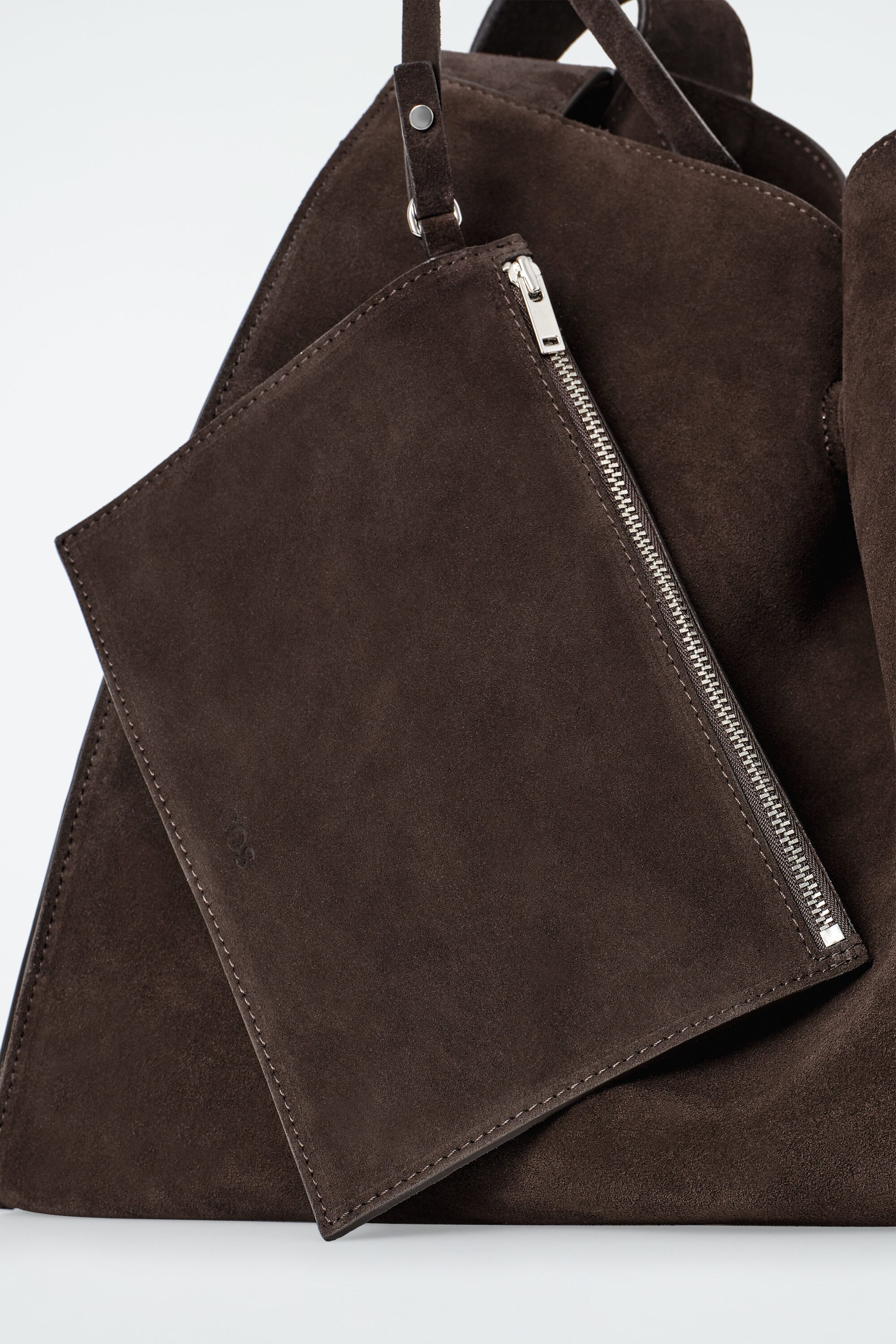 COS Alcoveトートバッグ ブラウン ALCOVE TOTE BAG - LEATHER - BROWN | COS