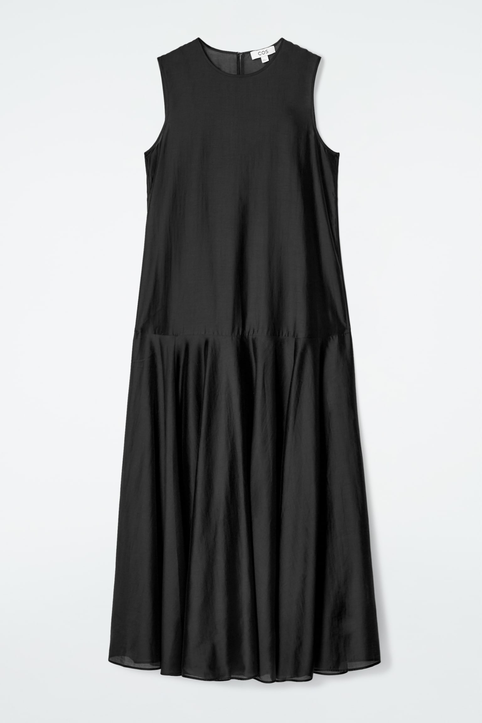 ROBE LONGUE TRANSPARENTE - NOIR - 2