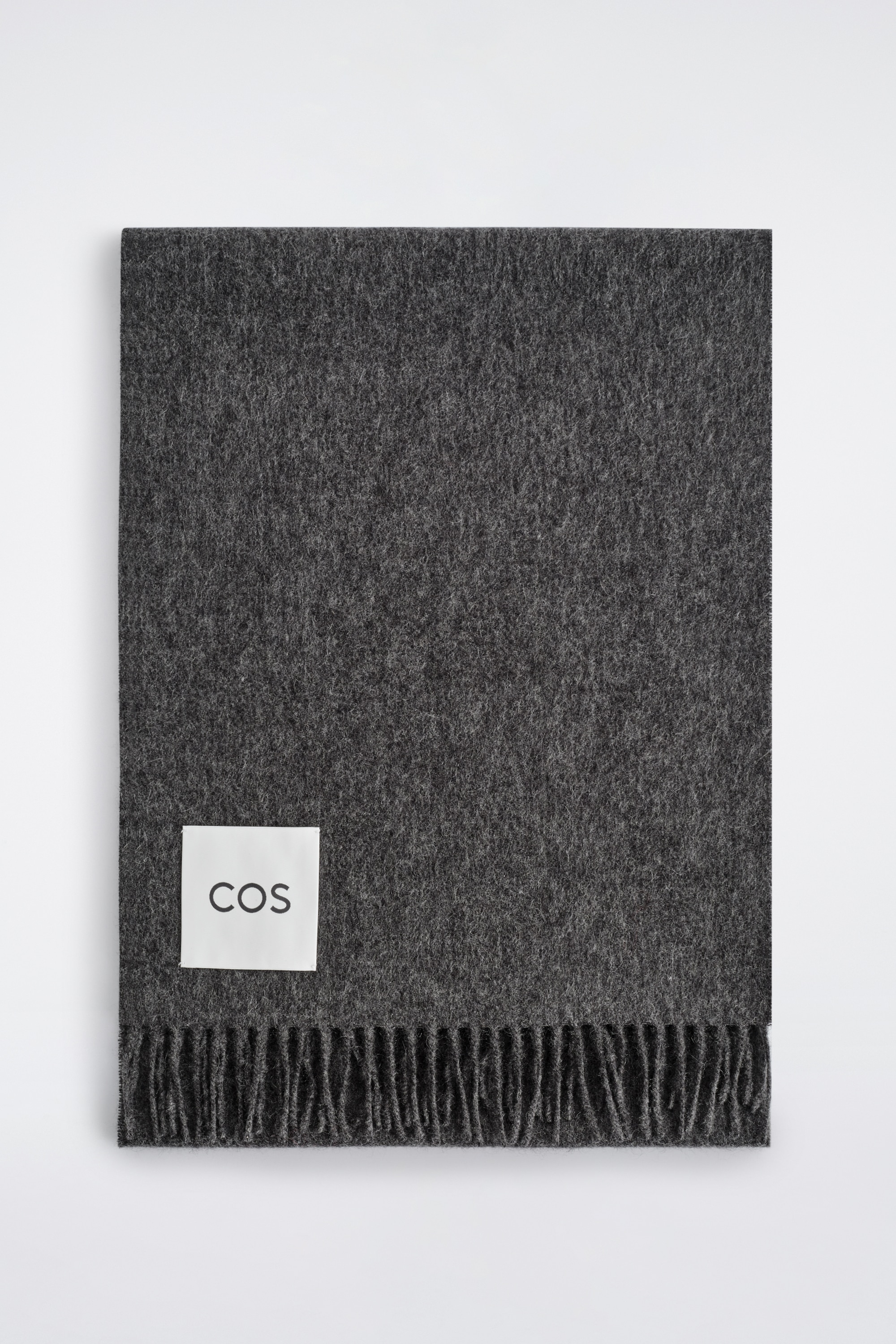 CACHECOL DE CAXEMIRA - CINZENTO-ESCURO/BEGE