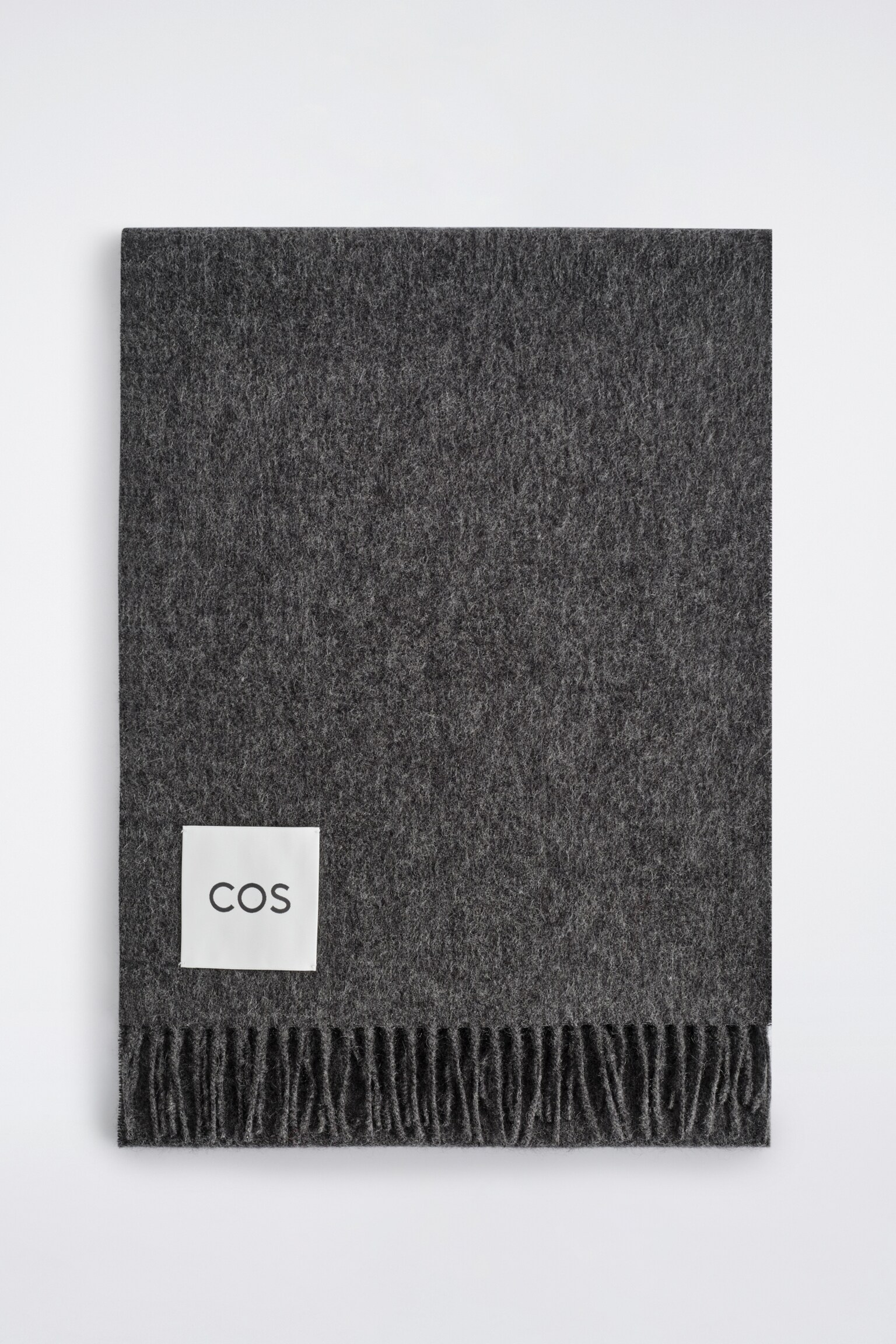 KASCHMIRSCHAL - ANTHRAZIT/BEIGE - 2