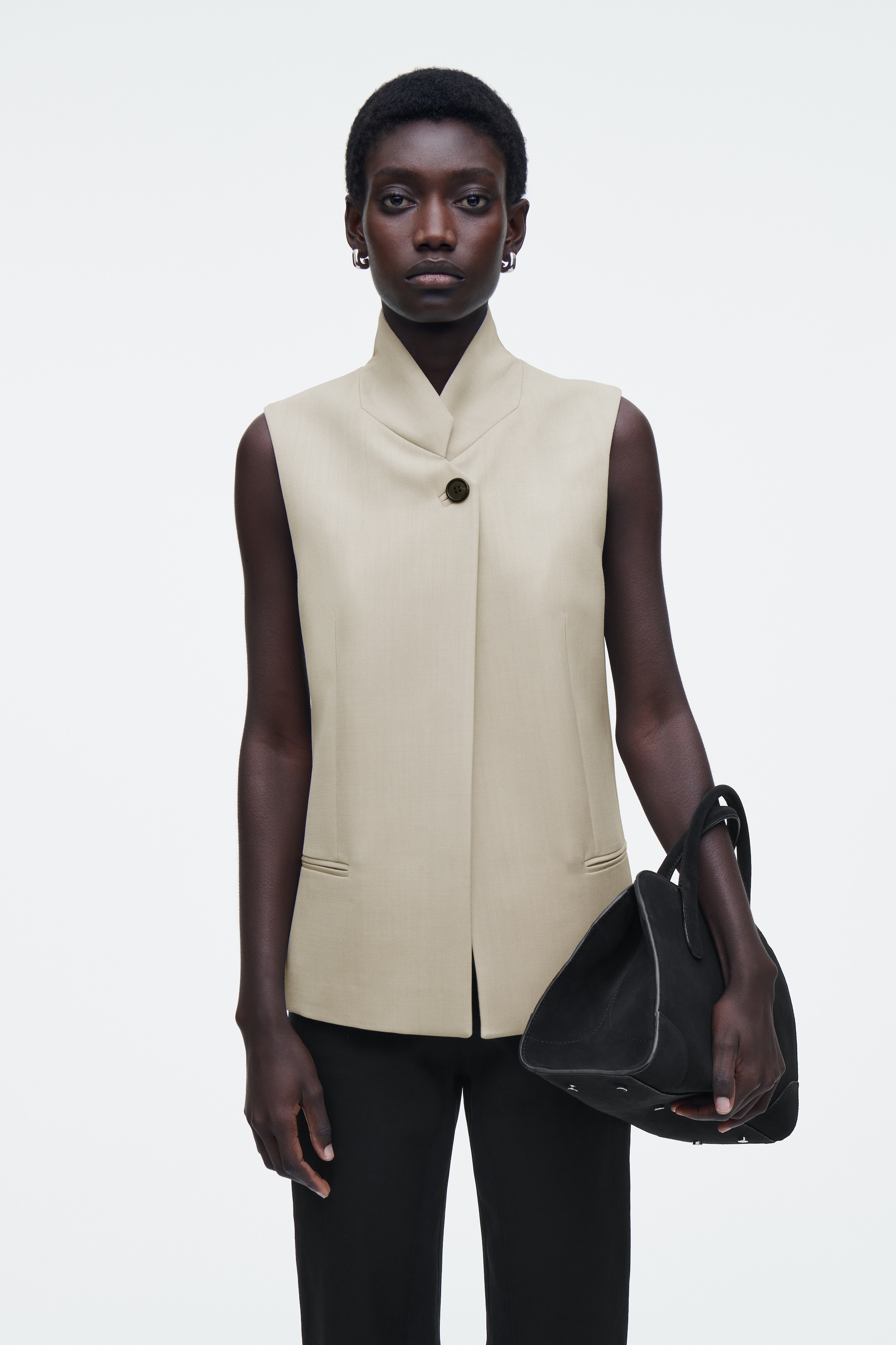 Visualizza immagine più grande: GILET LUNGO IN LANA - CAPPUCCINO - DONNA | H&M IT 1