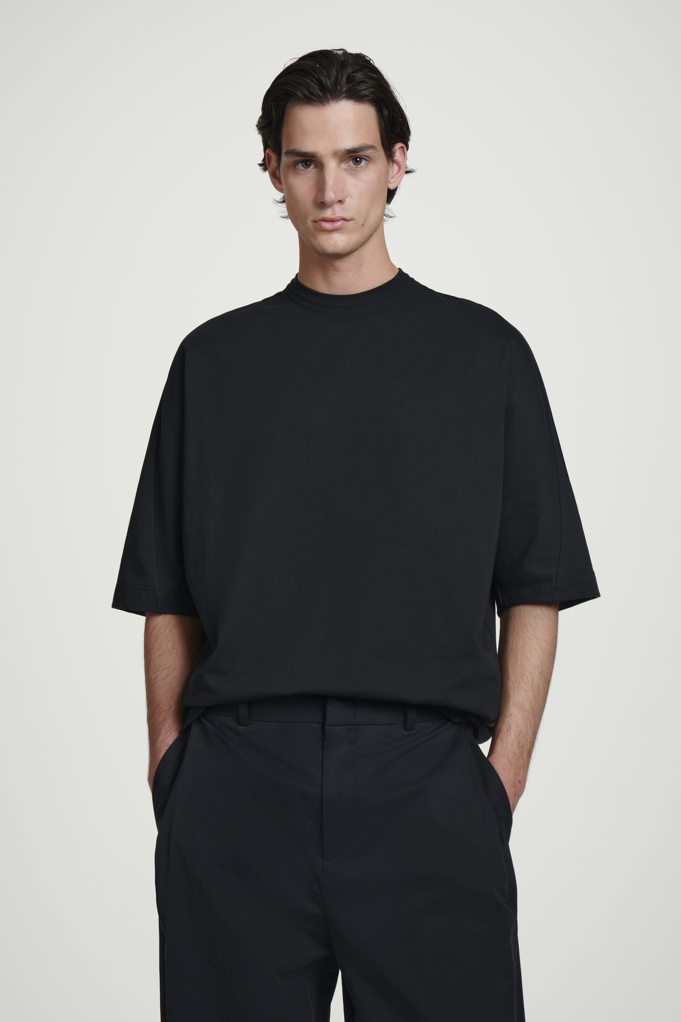 ゴルフィッカーズ　Mock Neck Wide Shirts Black　M 5997_6afa93af88.jpg