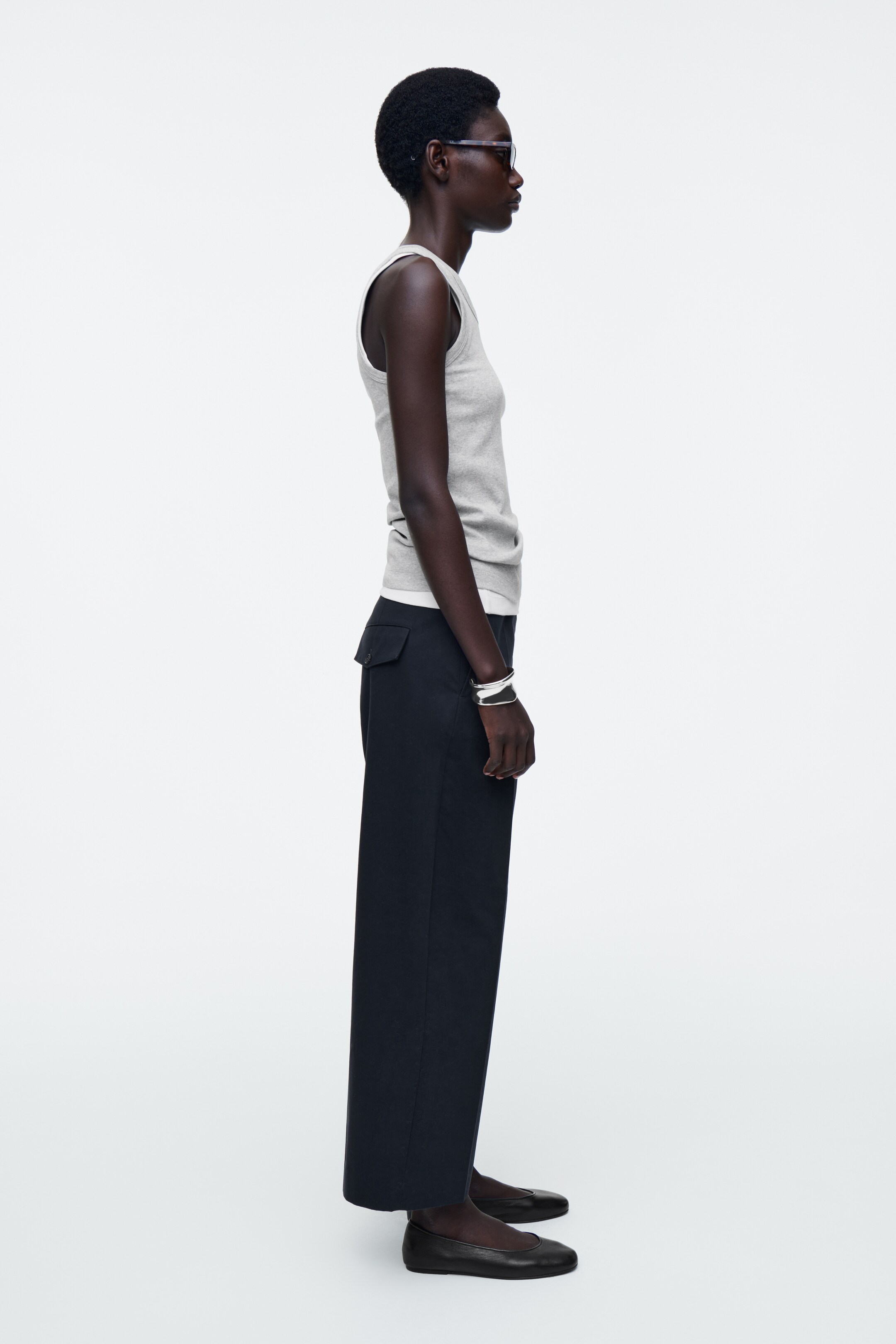Visualizza immagine più grande: CHINO IN TWILL DI COTONE - BLU NAVY - DONNA | H&M IT 3