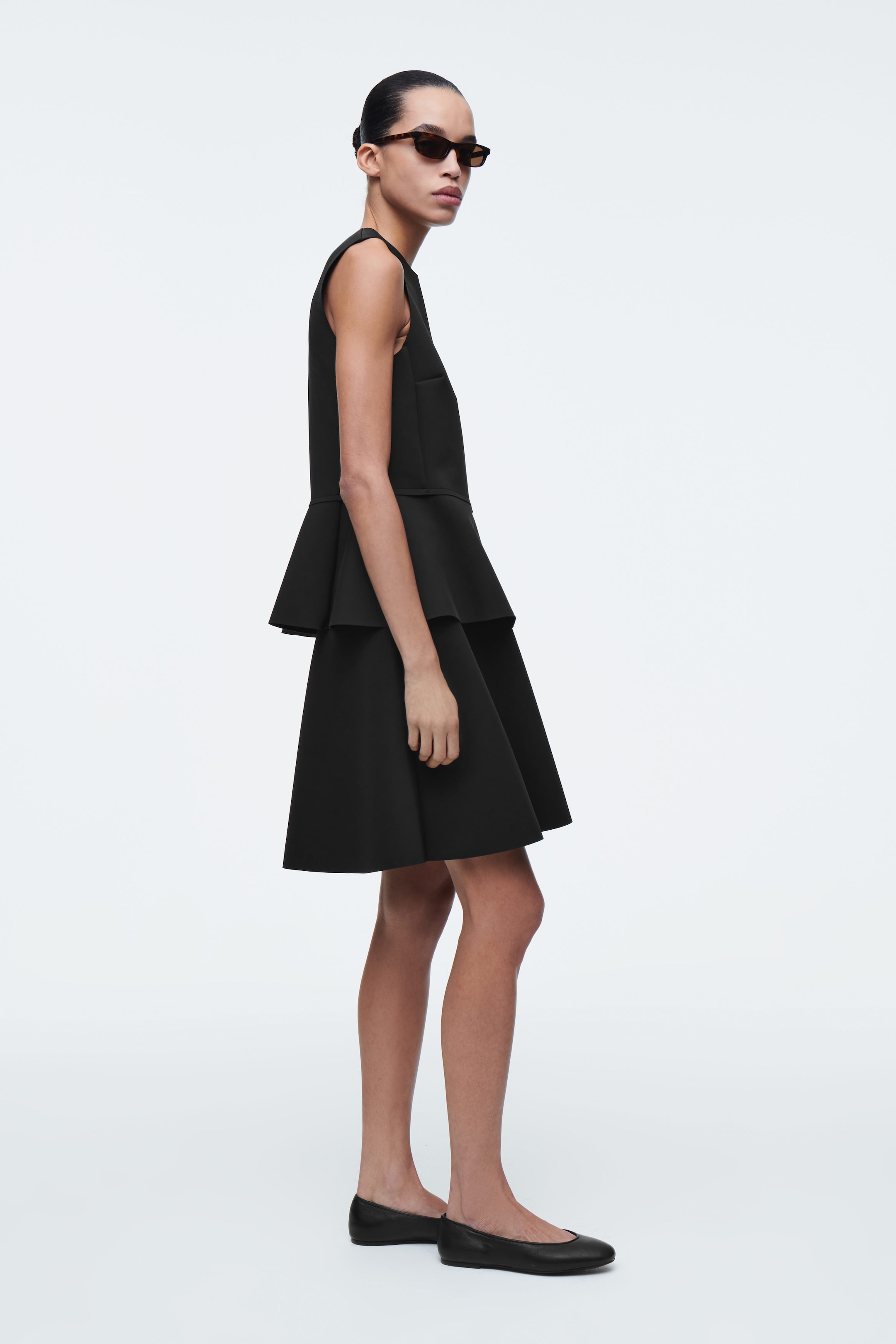 A-LINE SCUBA MINI SKIRT