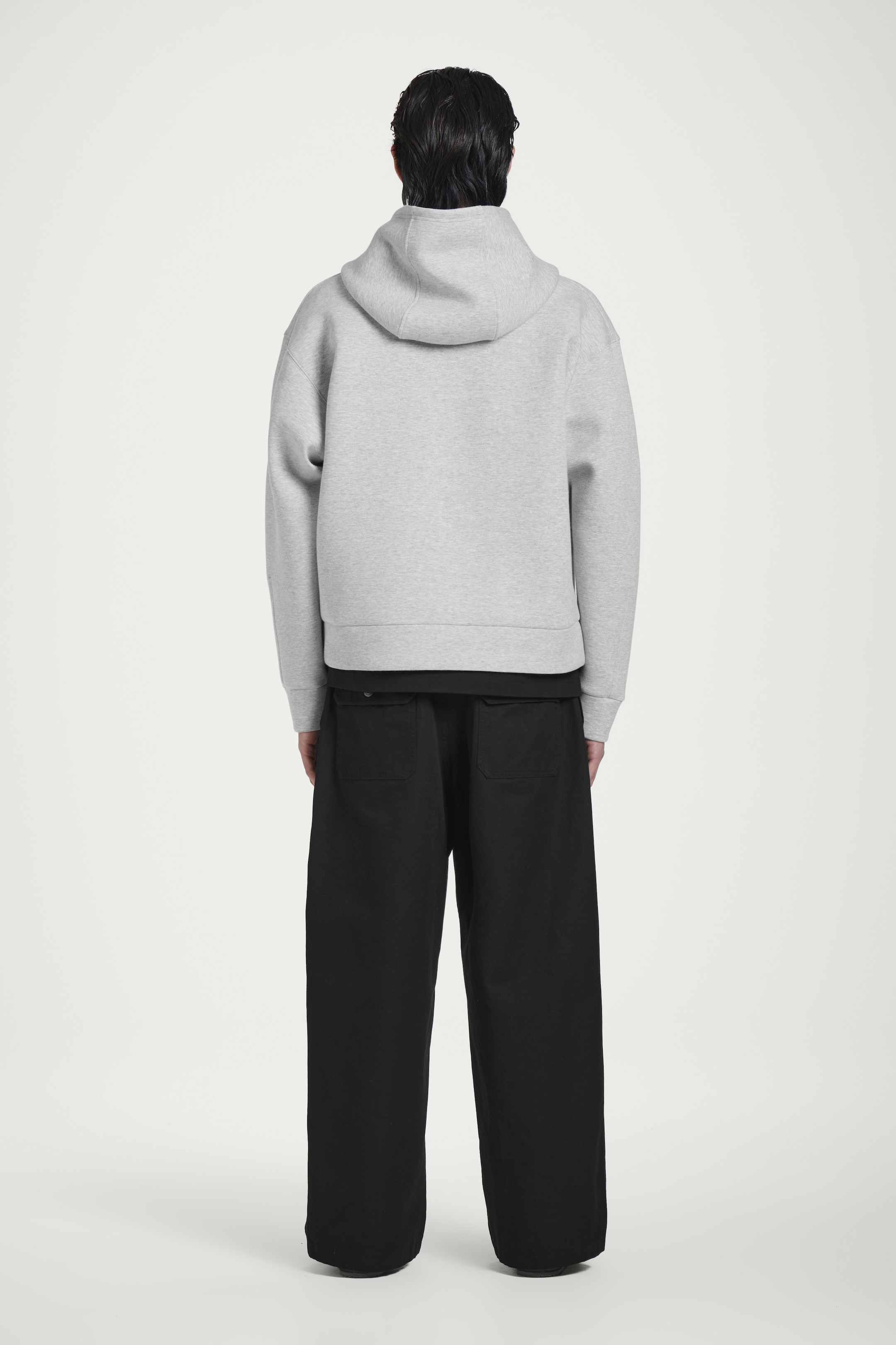 Größeres Bild anzeigen: OVERSIZED-KAPUZENJACKE AUS SCUBA-JERSEY - GRAU - Men | H&M AT 5