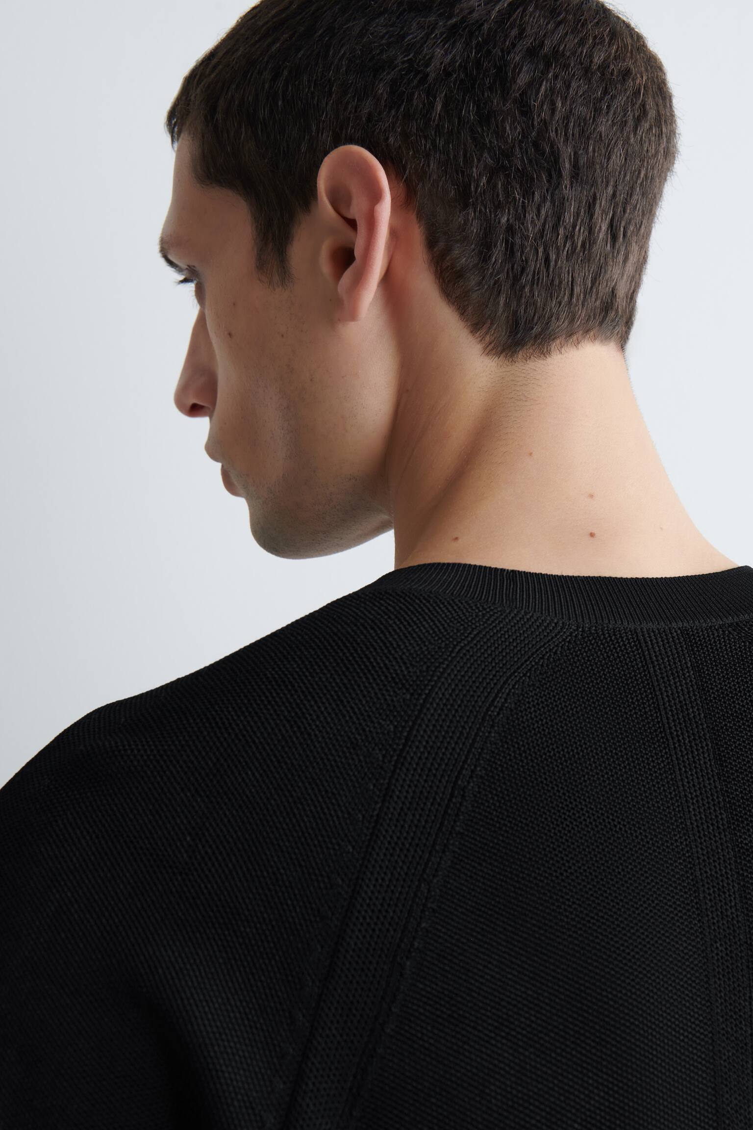 ΠΛΕΚΤΟ ΜΠΛΟΥΖΑΚΙ ΔΙΠΛΗΣ ΟΨΗΣ - ΜΑΥΡΟ - 5