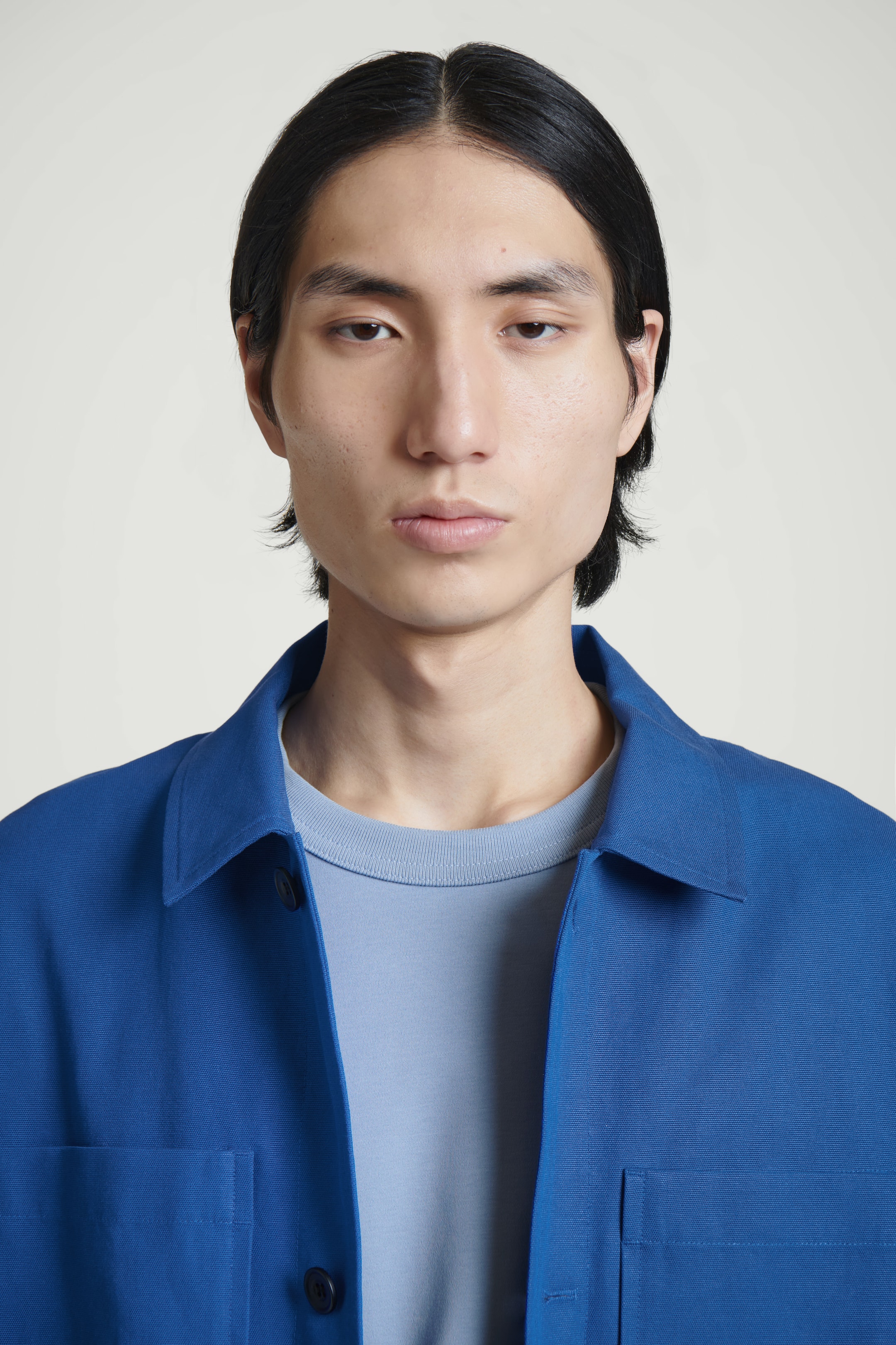 Visualizza immagine più grande: T-SHIRT GIROCOLLO IN COTONE INTERLOCK - AZZURRO - UOMO | H&M IT 3