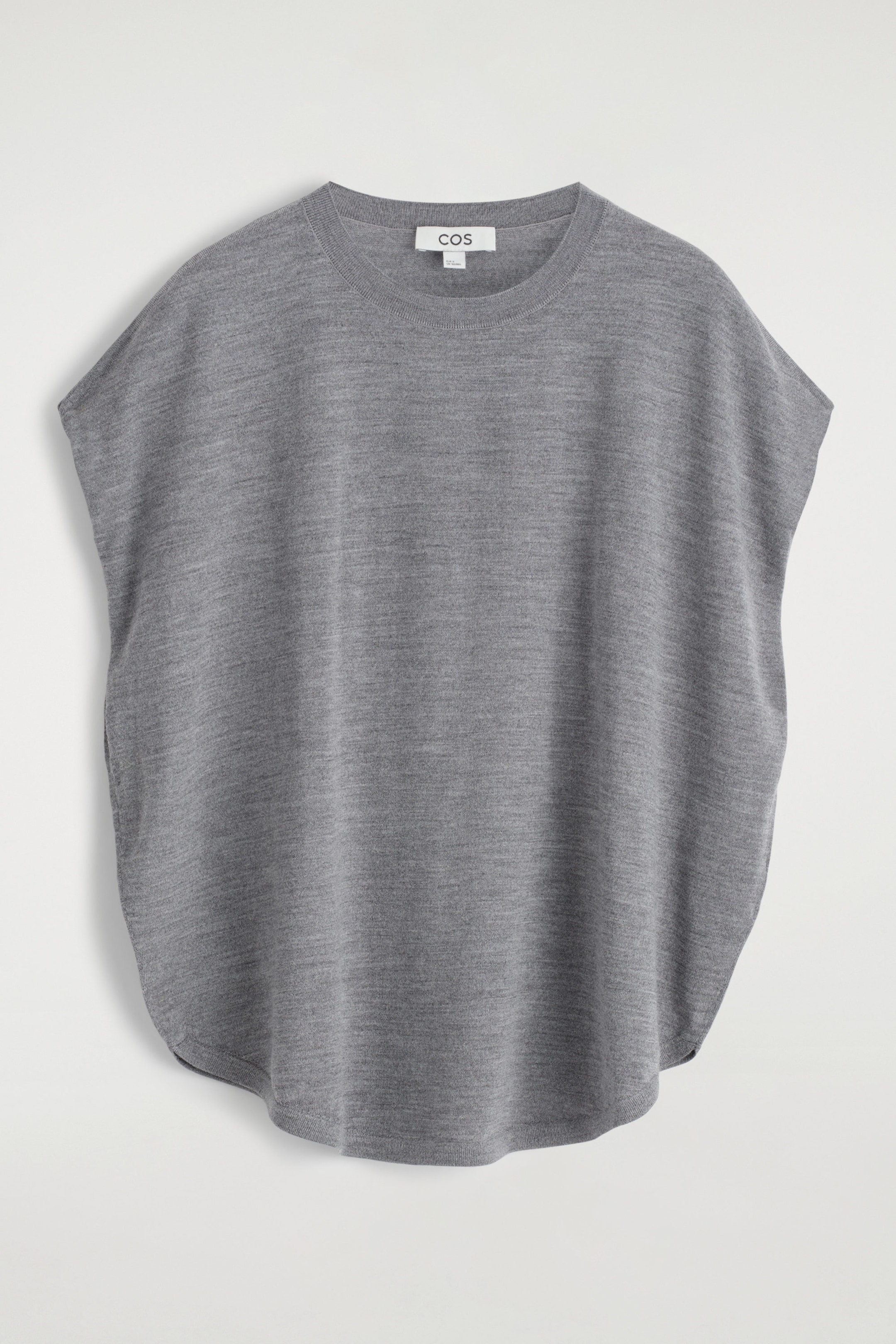 CIRCLE-CUT MERINO WOOL TOP