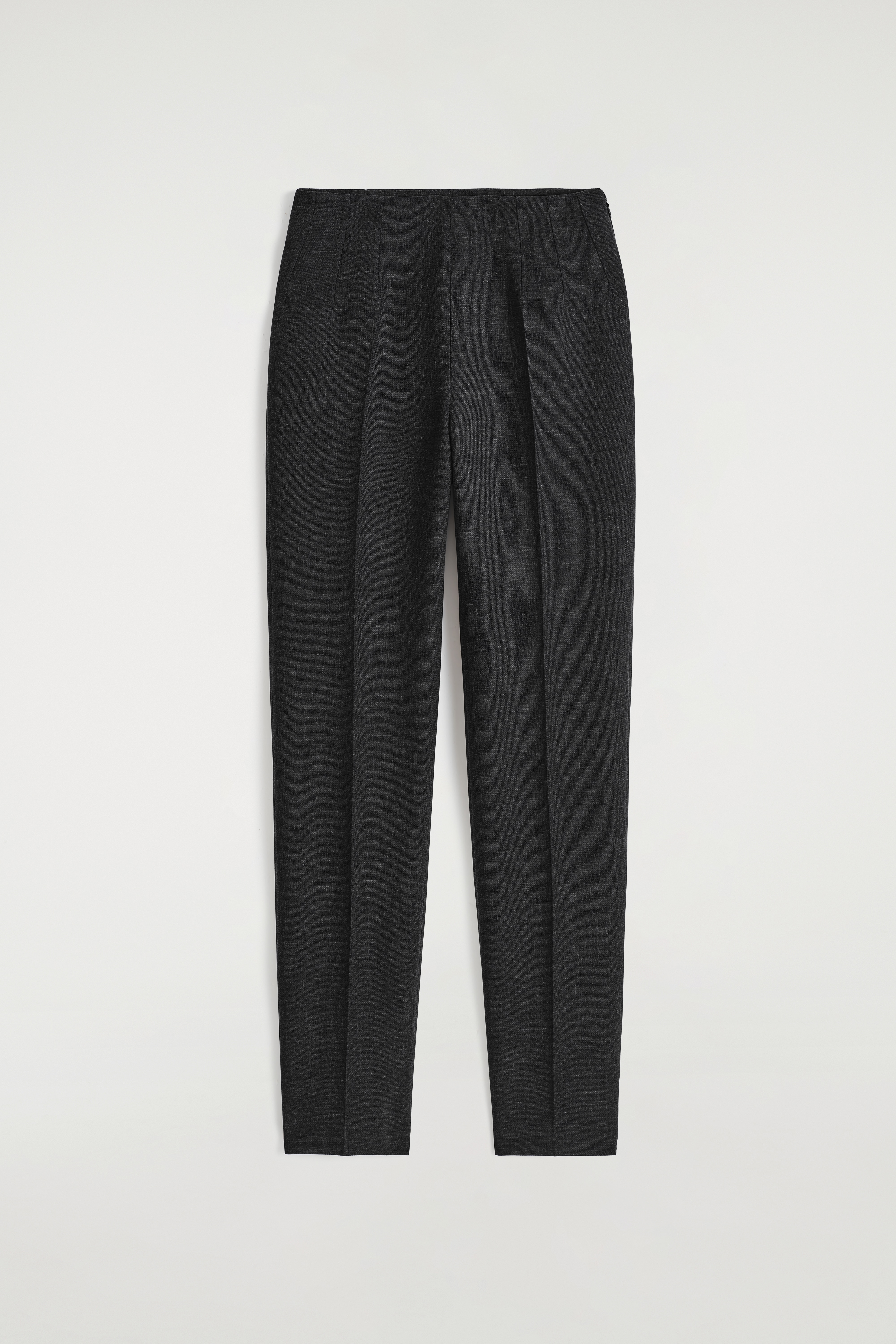 PANTALÓN SLIM FIT EN MEZCLA DE LANA - GRIS MARENGO