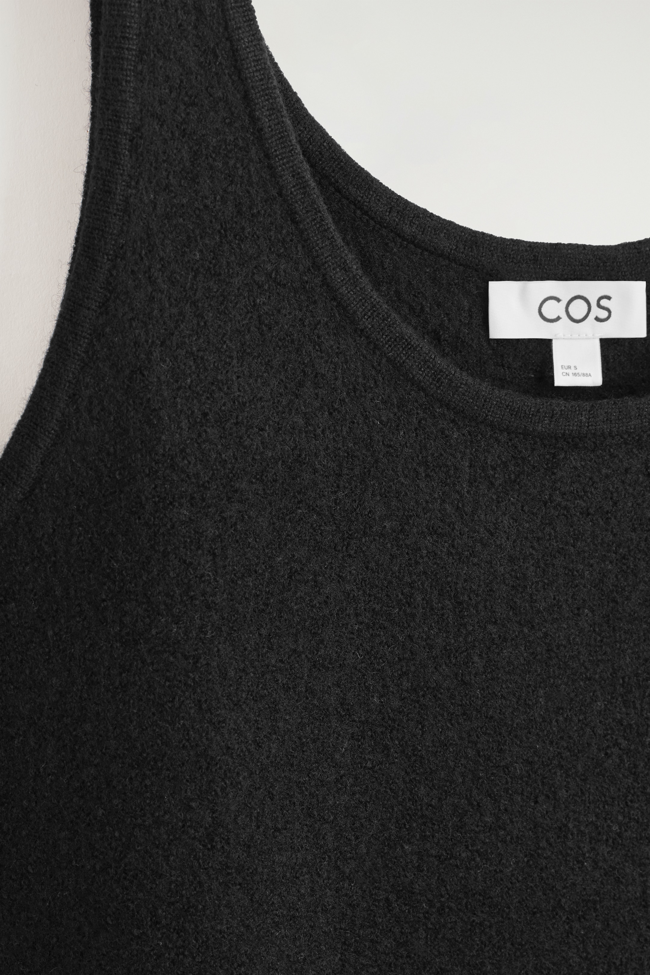 Visualizza immagine più grande: ABITO MINI A TRAPEZIO IN LANA COTTA - NERO - DONNA | H&M IT 6