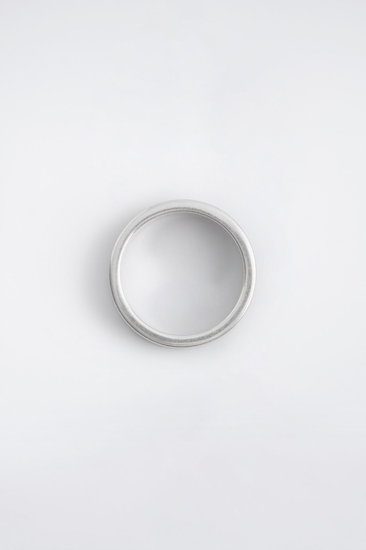 CLASSIC BRUSHED RING — SILVER