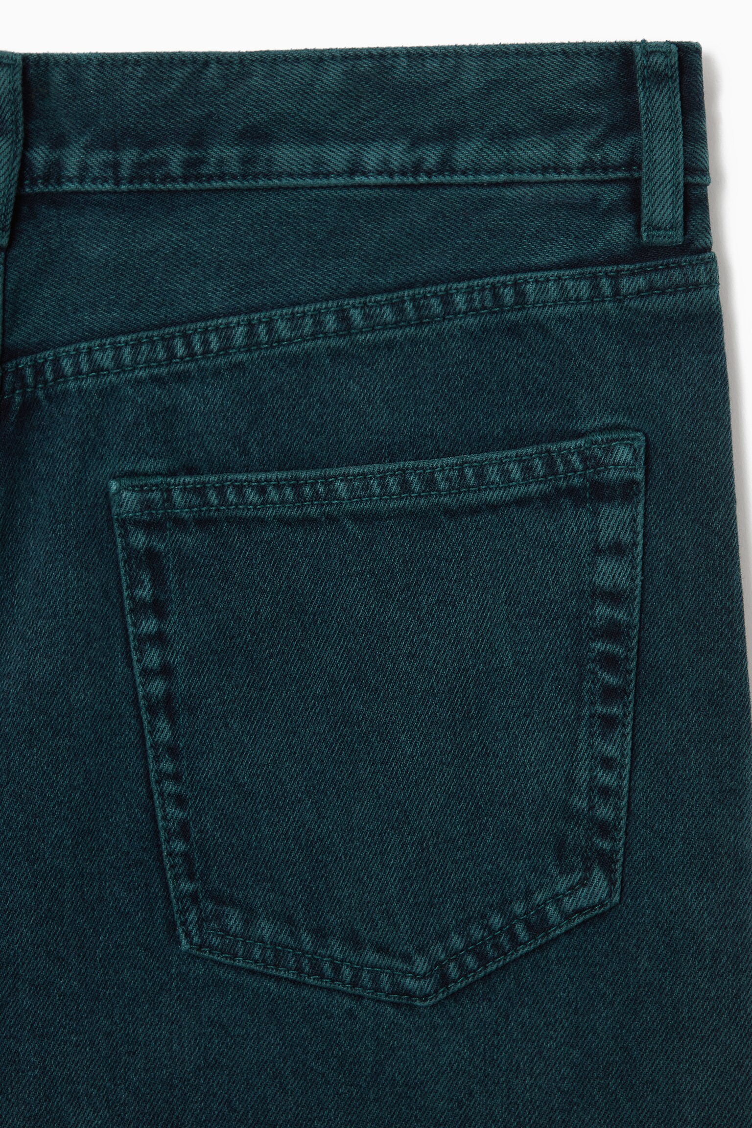 SIGNATURE STRAIGHT-LEG JEANS - GREEN - 2