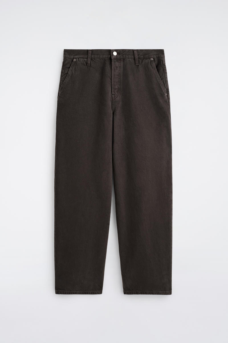 Cos Wide-leg Denim Pants In Brown