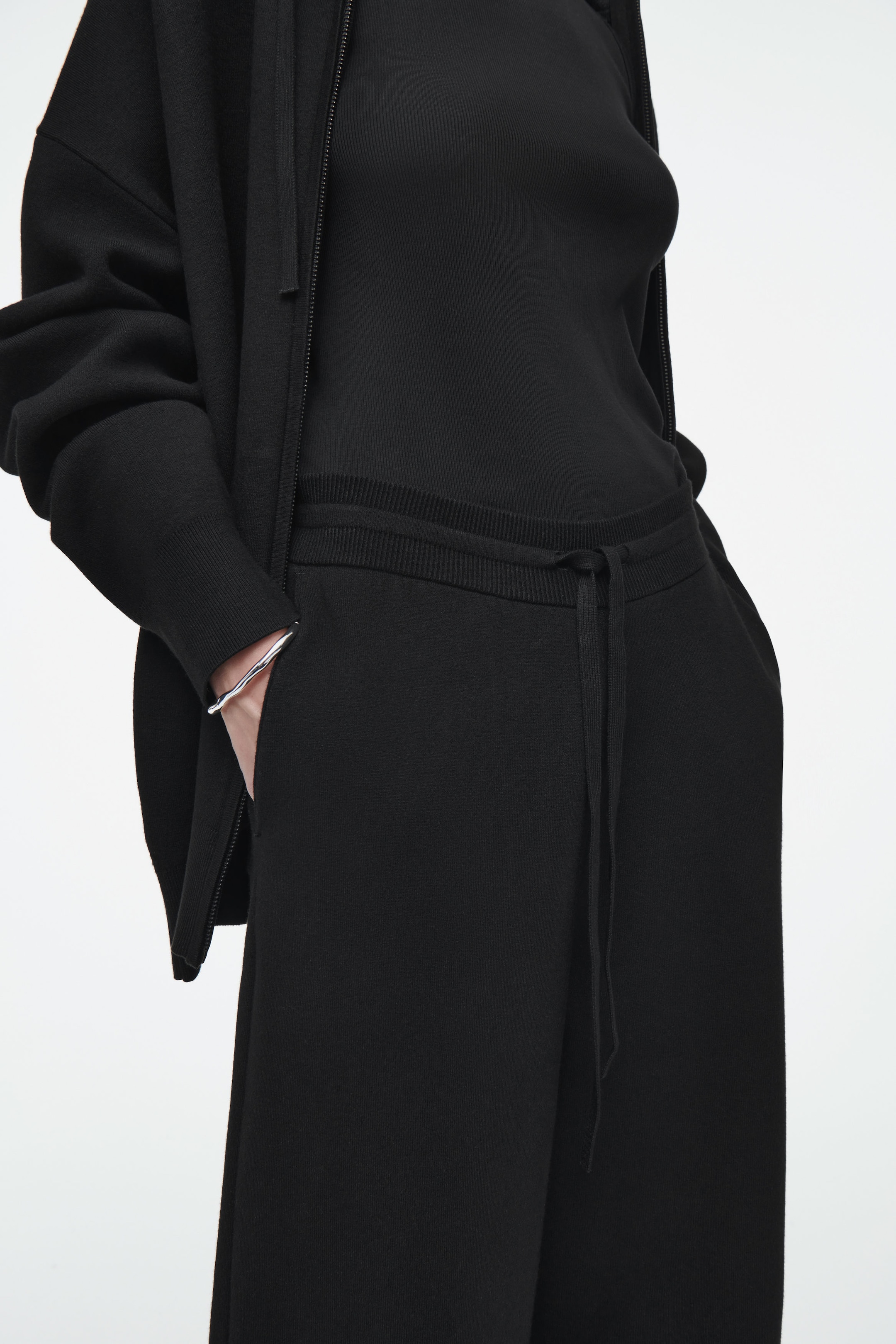 DOUBLE-FACED KNITTED JOGGERS