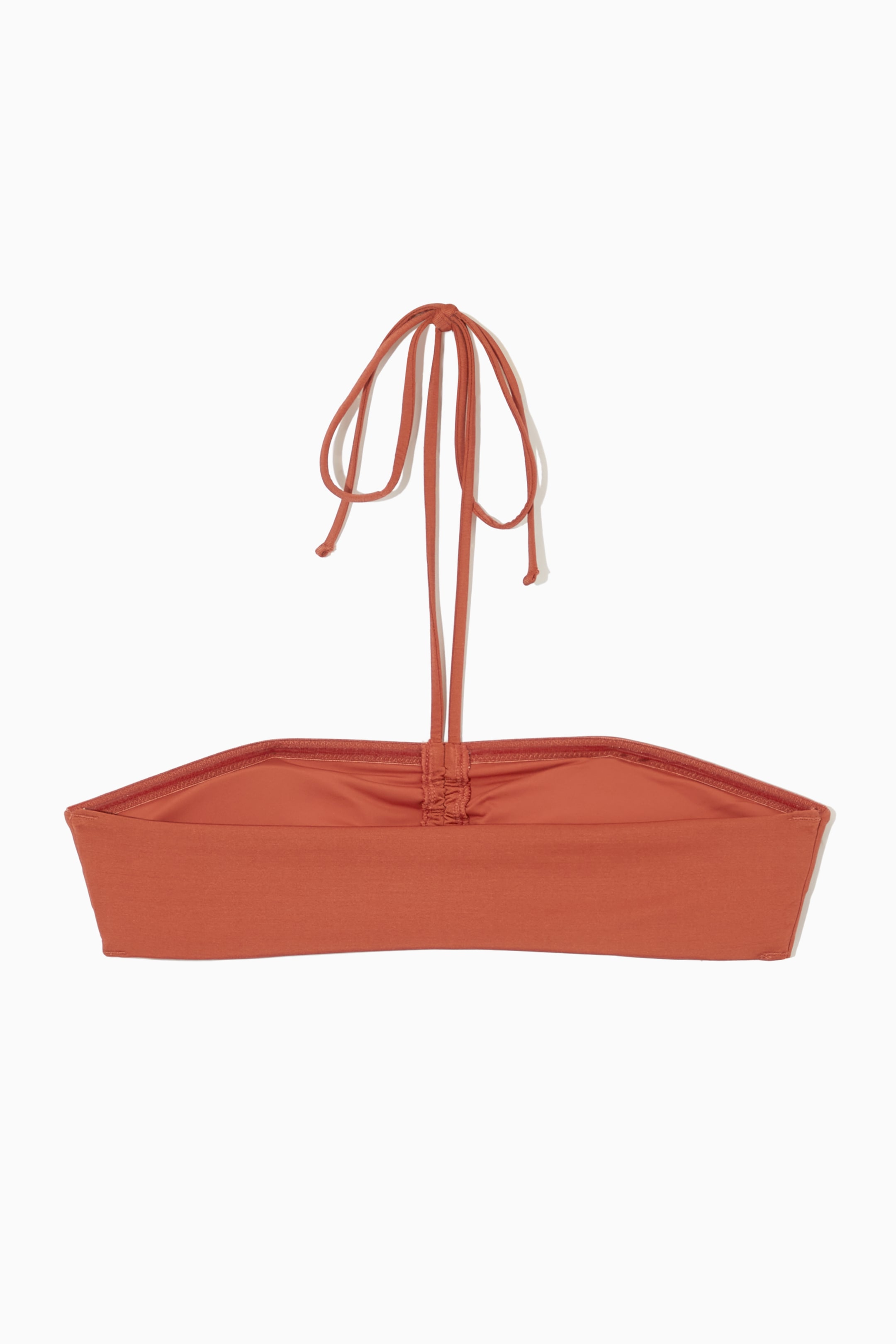 Grösseres Bild ansehen: BANDEAU-BIKINIOBERTEIL MIT RAFFUNG - TERRAKOTTA - DAMEN | H&M CH 2