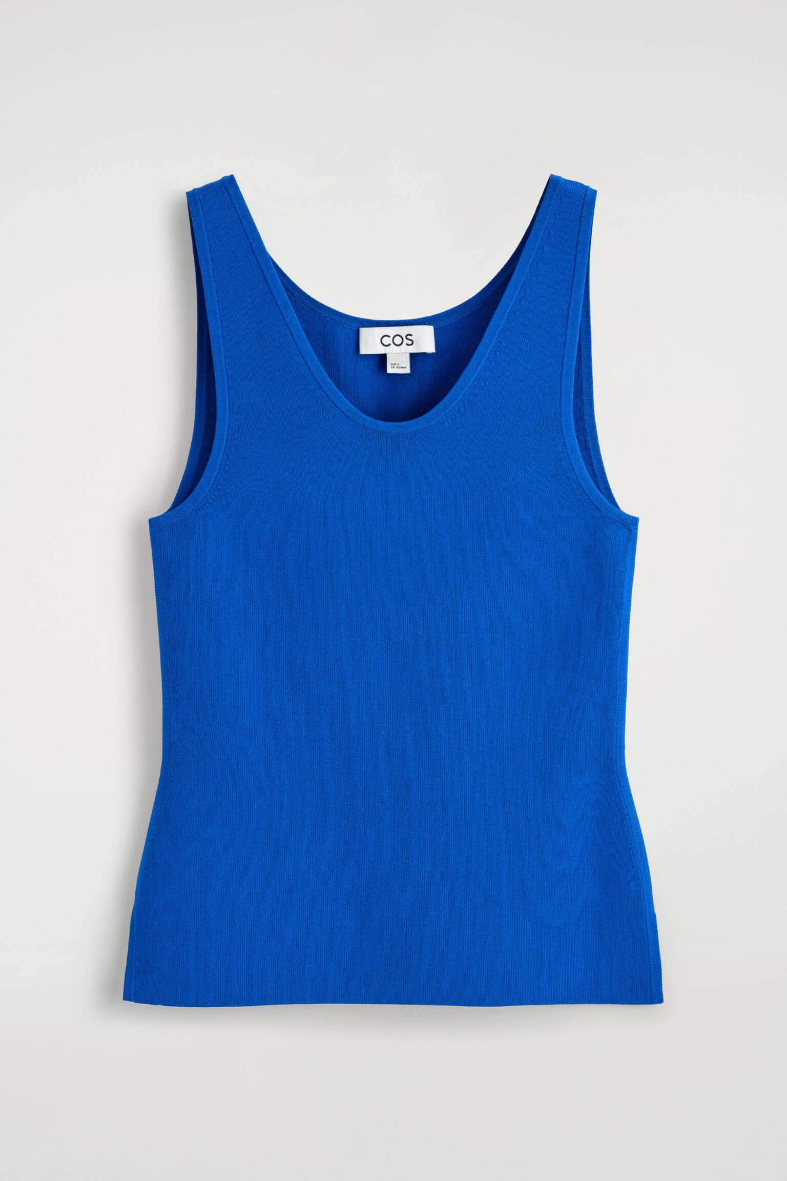 KNITTED SCOOP-NECK TANK TOP - 2
