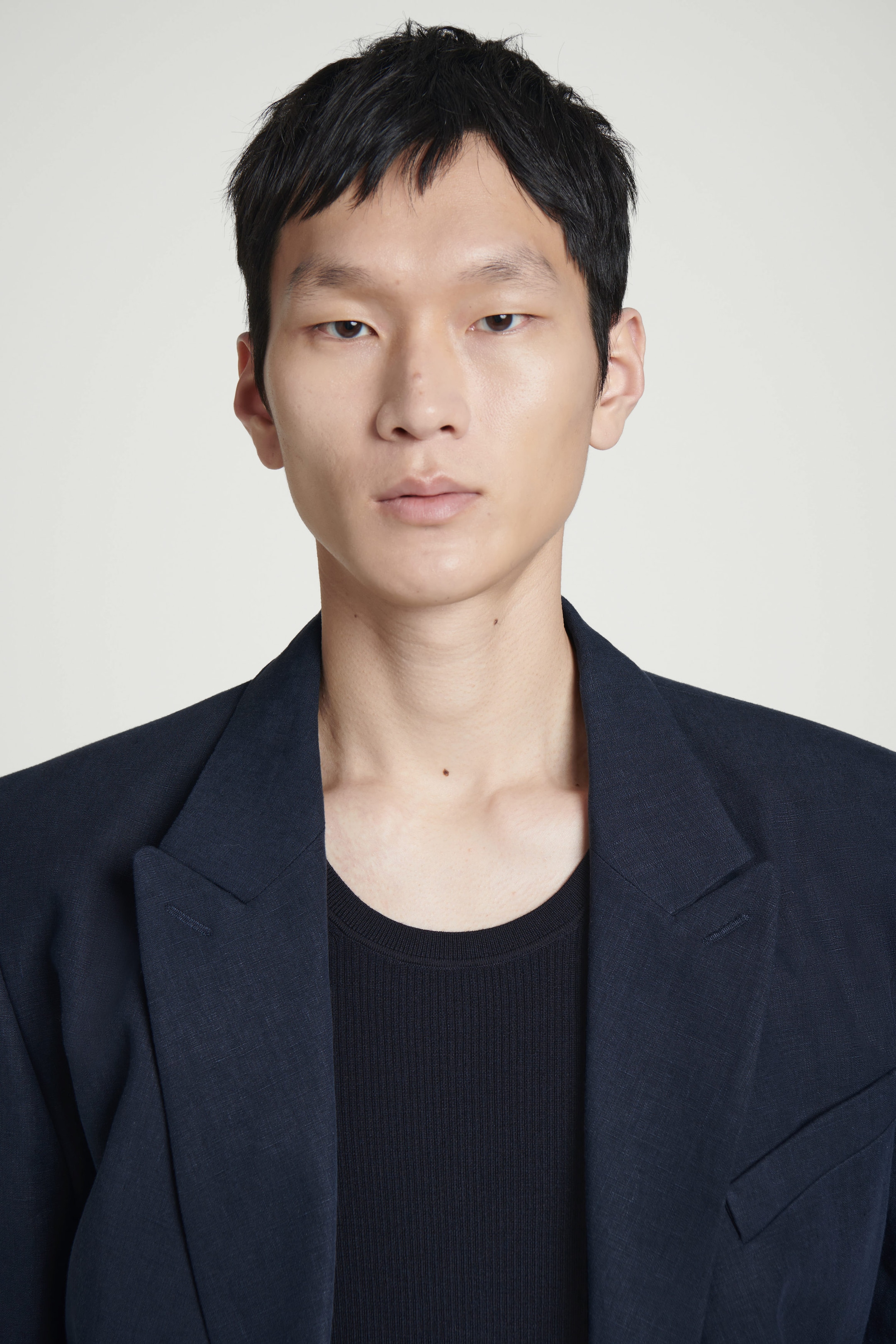 RIBBED MERINO WOOL KNIT TANK TOP