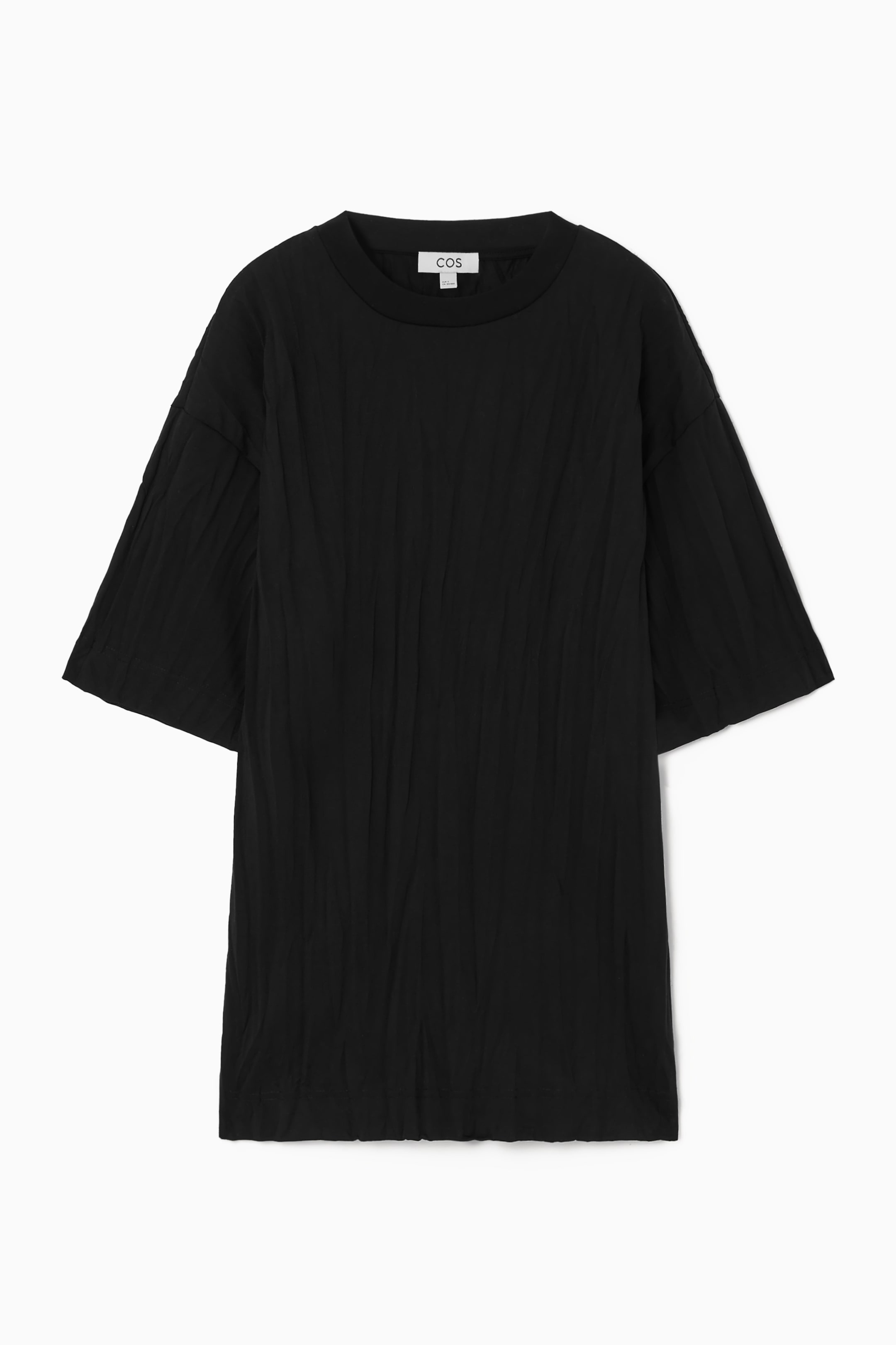 Zobacz większy obraz: OVERSIZED CRINKLED JERSEY T-SHIRT - CZARNY - ONA | H&M PL 1