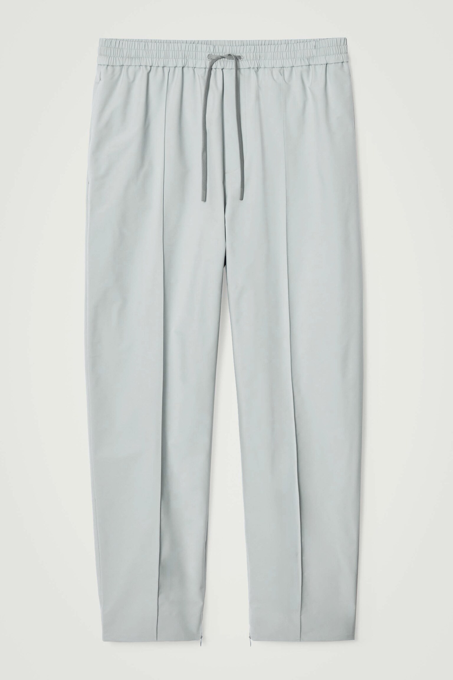 JOGGER FUSELÉ À PLIS PIQUÉS - GRIS