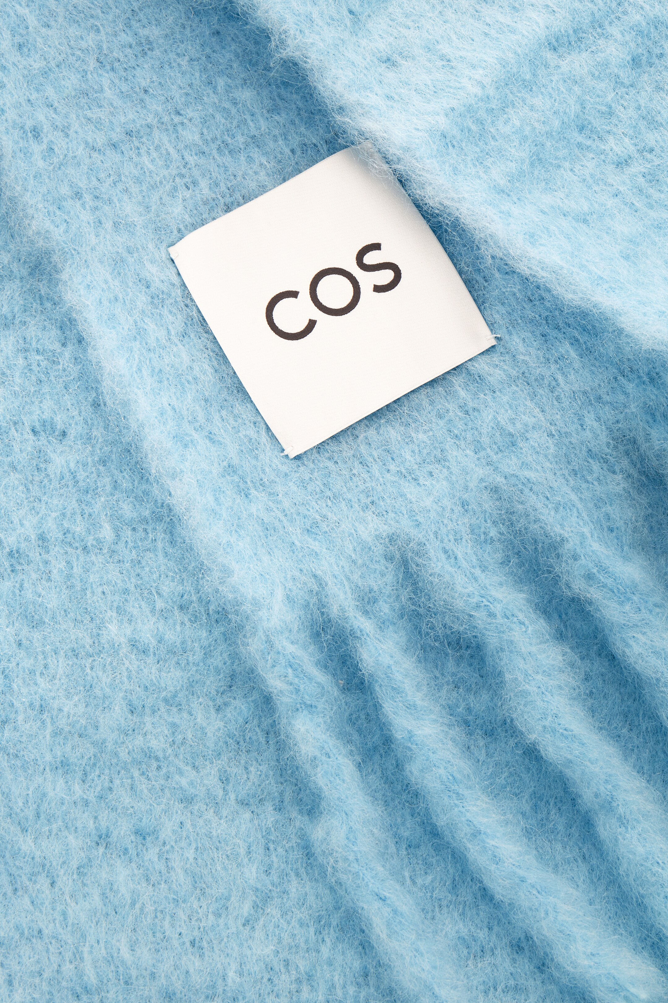 View larger image: OVERSIZED MOHAIR-BLEND SCARF - TURQUOISE - Ladies | H&M GB 2
