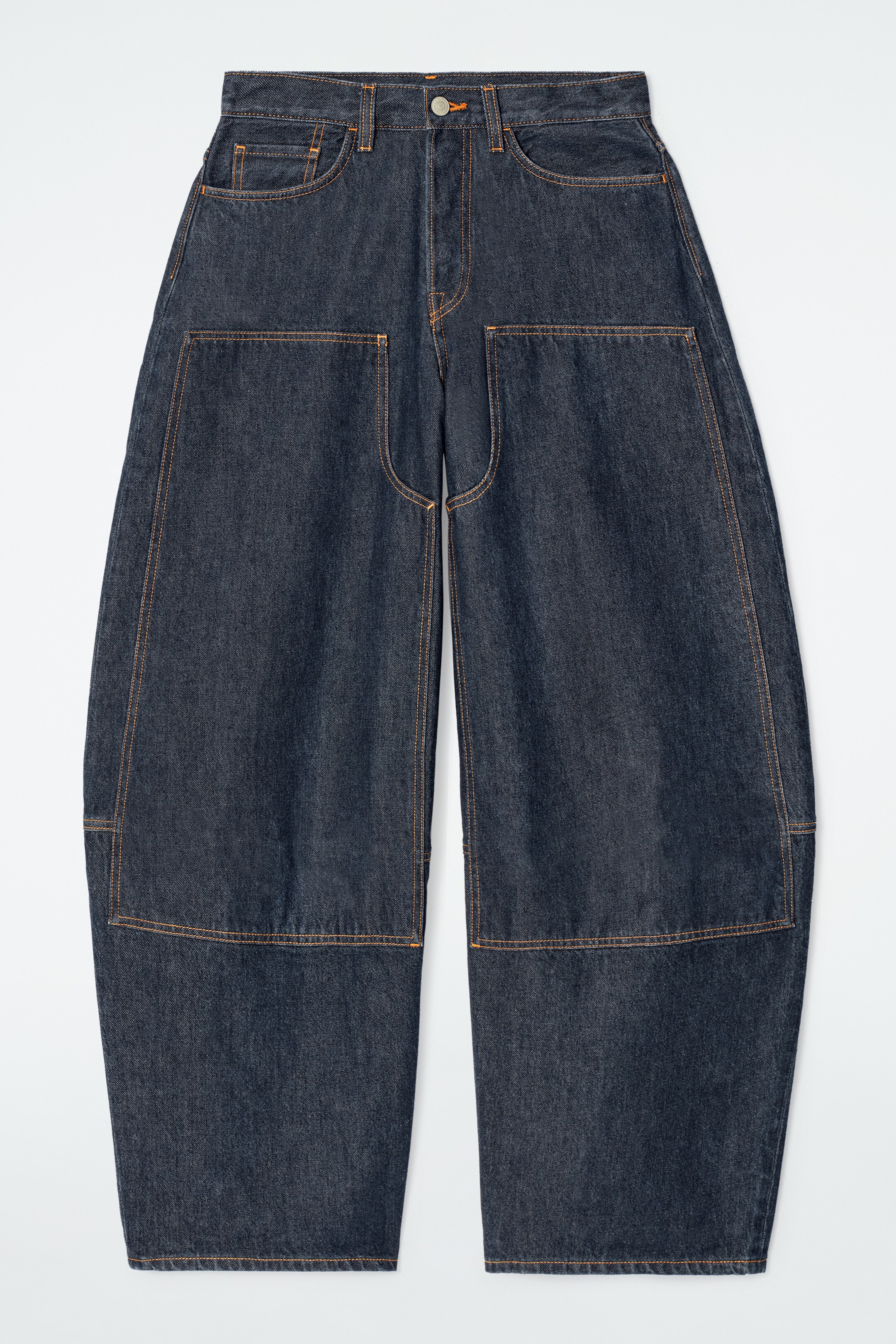 Agrandir l'image: PANTALON BARREL WESTERN EN DENIM BRUT - INDIGO BRUT - FEMME | H&M BE 6