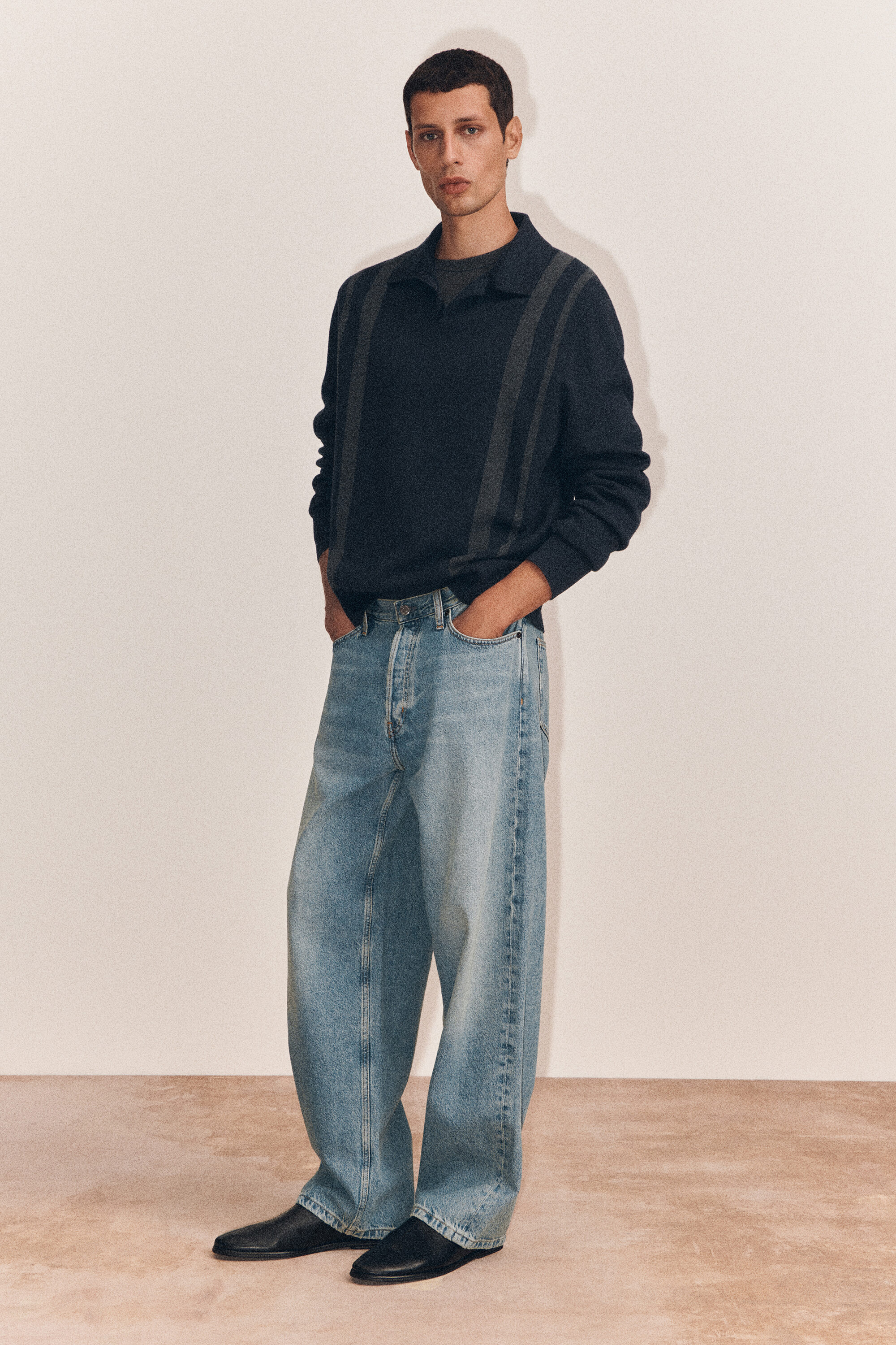 RIDER RELAXED-FIT STRAIGHT-LEG JEANS - FADED BLUE | COS US