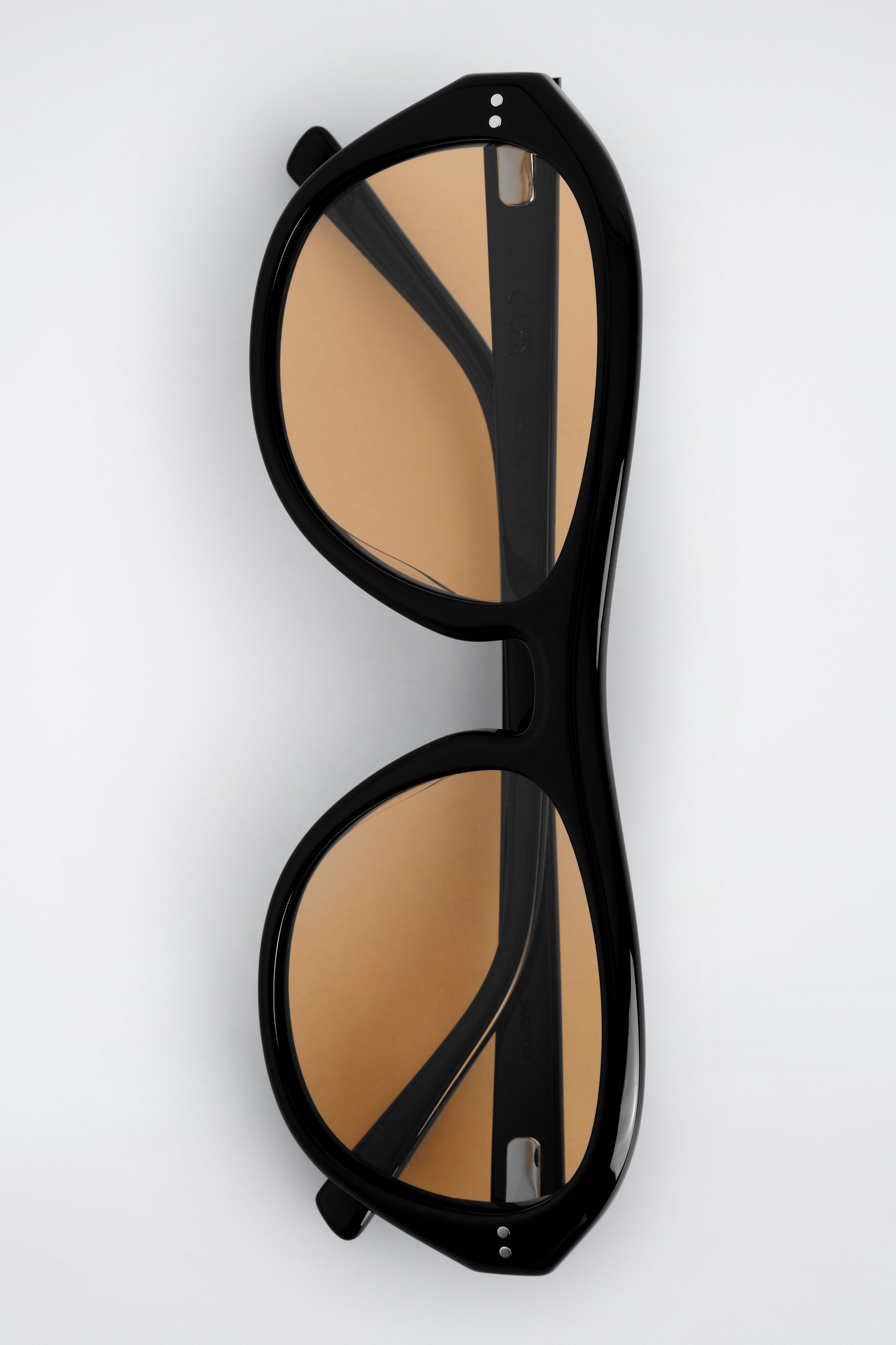 Cos Narrow Orange Cat Eye Sunglasses Size OS Kosmos Sunglasses main image 2