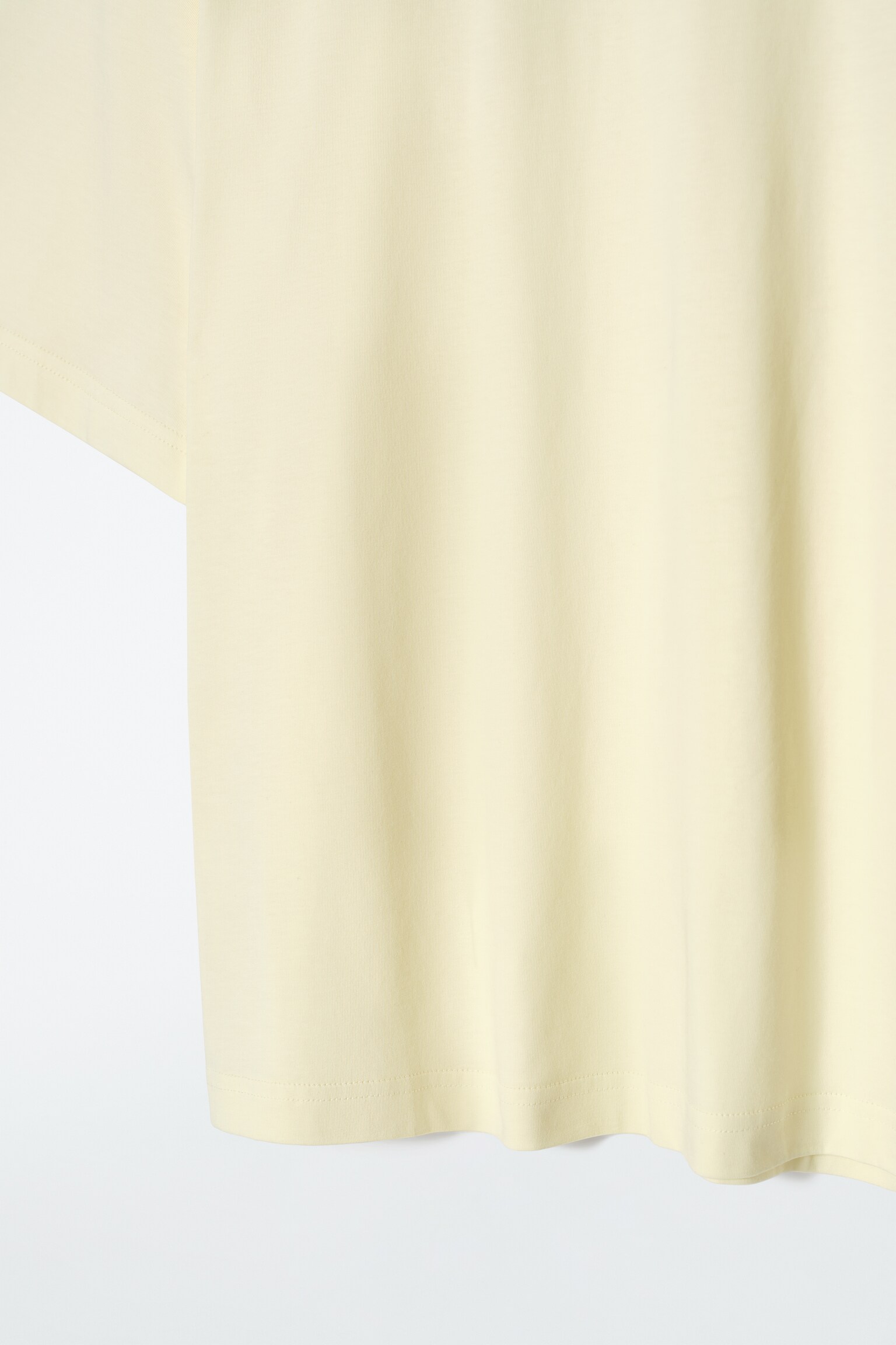 CAMISETA DE ALGODÓN RELAXED FIT - AMARILLO MANTEQUILLA/BLANCO/AZUL MARINO/GRIS JASPEADO - 4