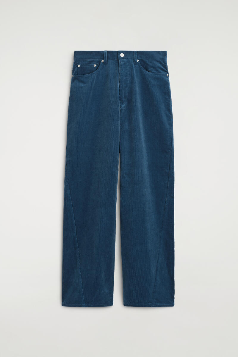 Facade Corduroy Straight-Leg Jeans