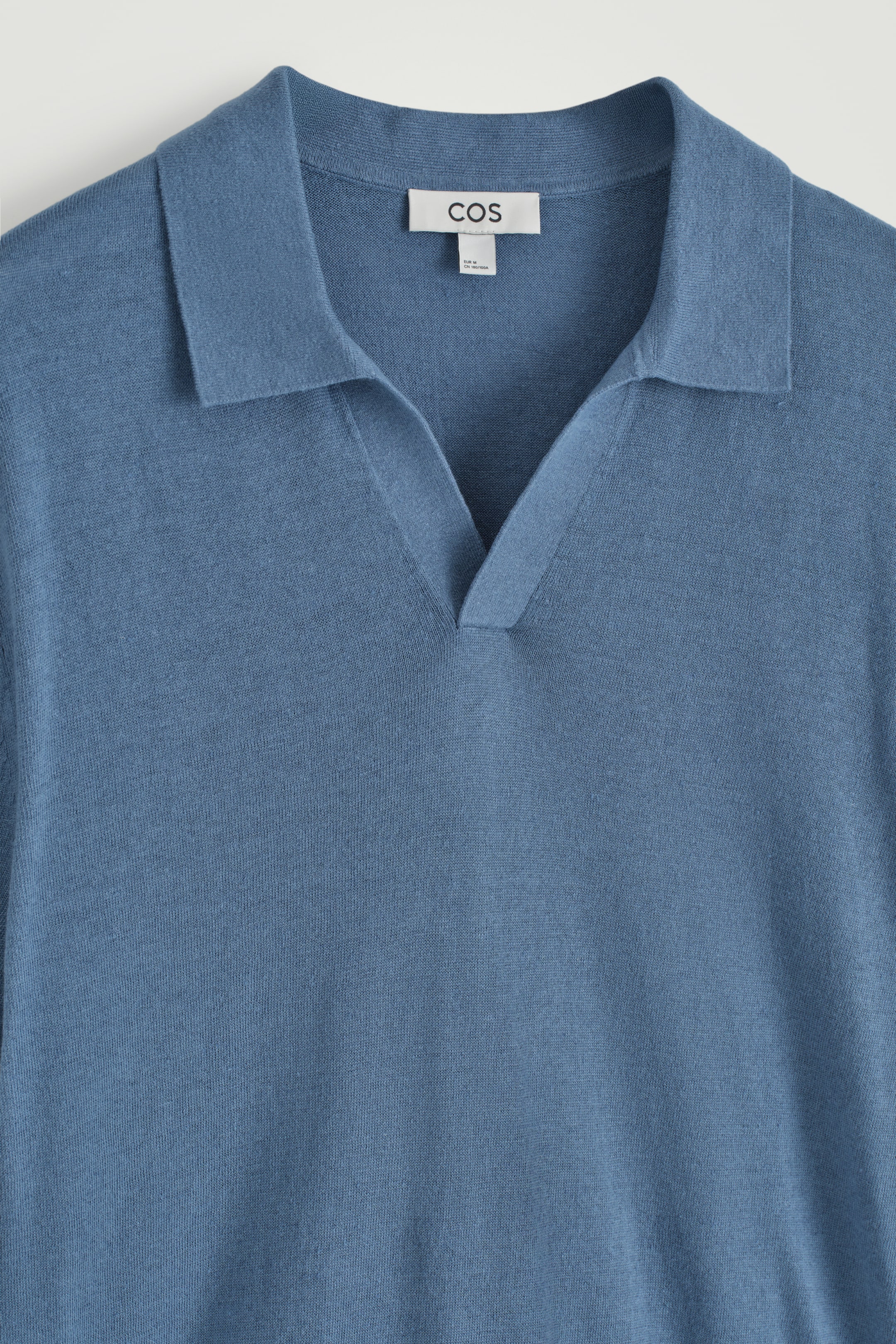 Größeres Bild ansehen: GESTRICKTES POLOSHIRT AUS LEINEN - Blau - Men | H&M DE 7