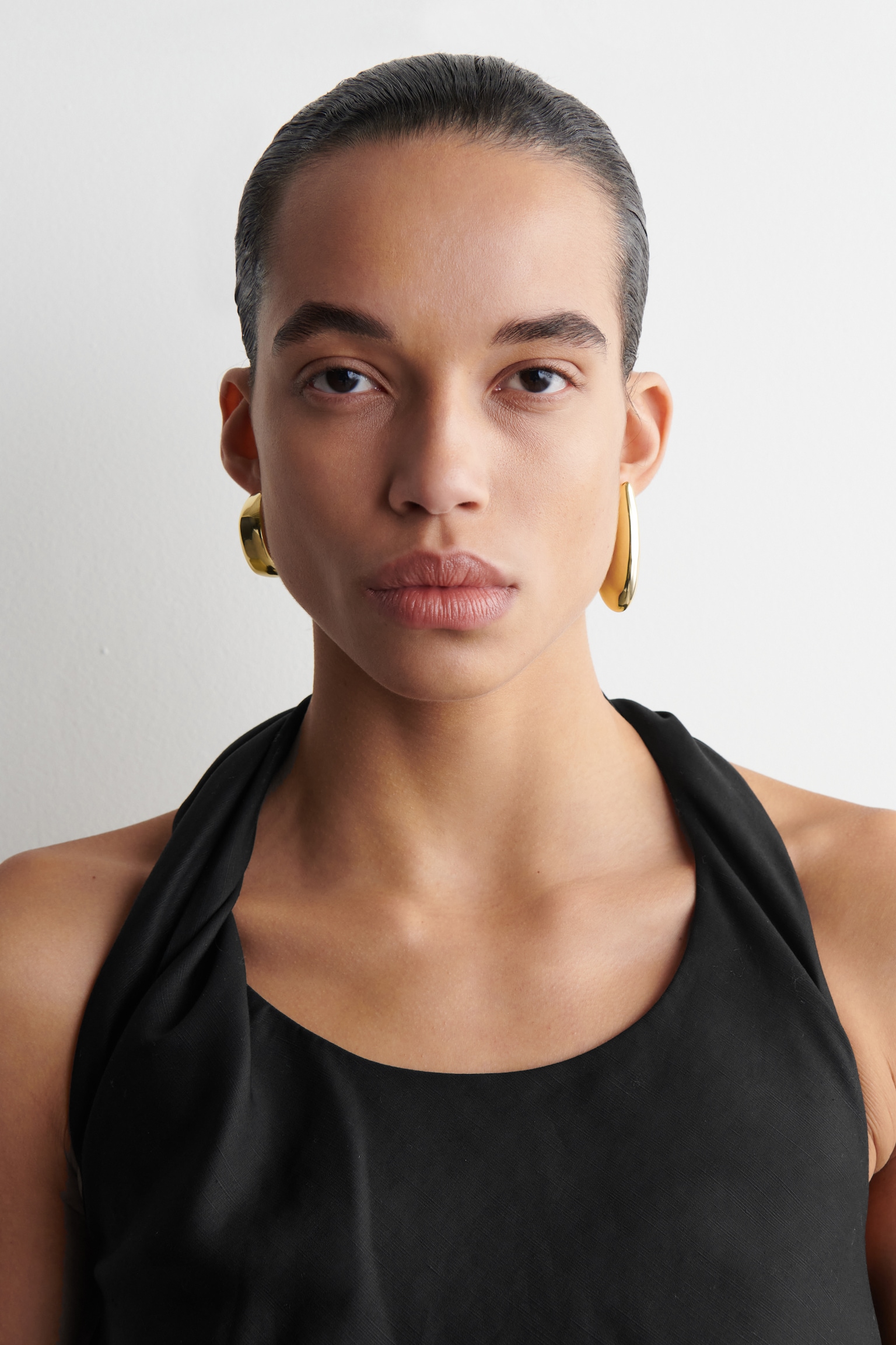MISMATCHED PEBBLE EARRINGS - GOLD/SILVER/PINK