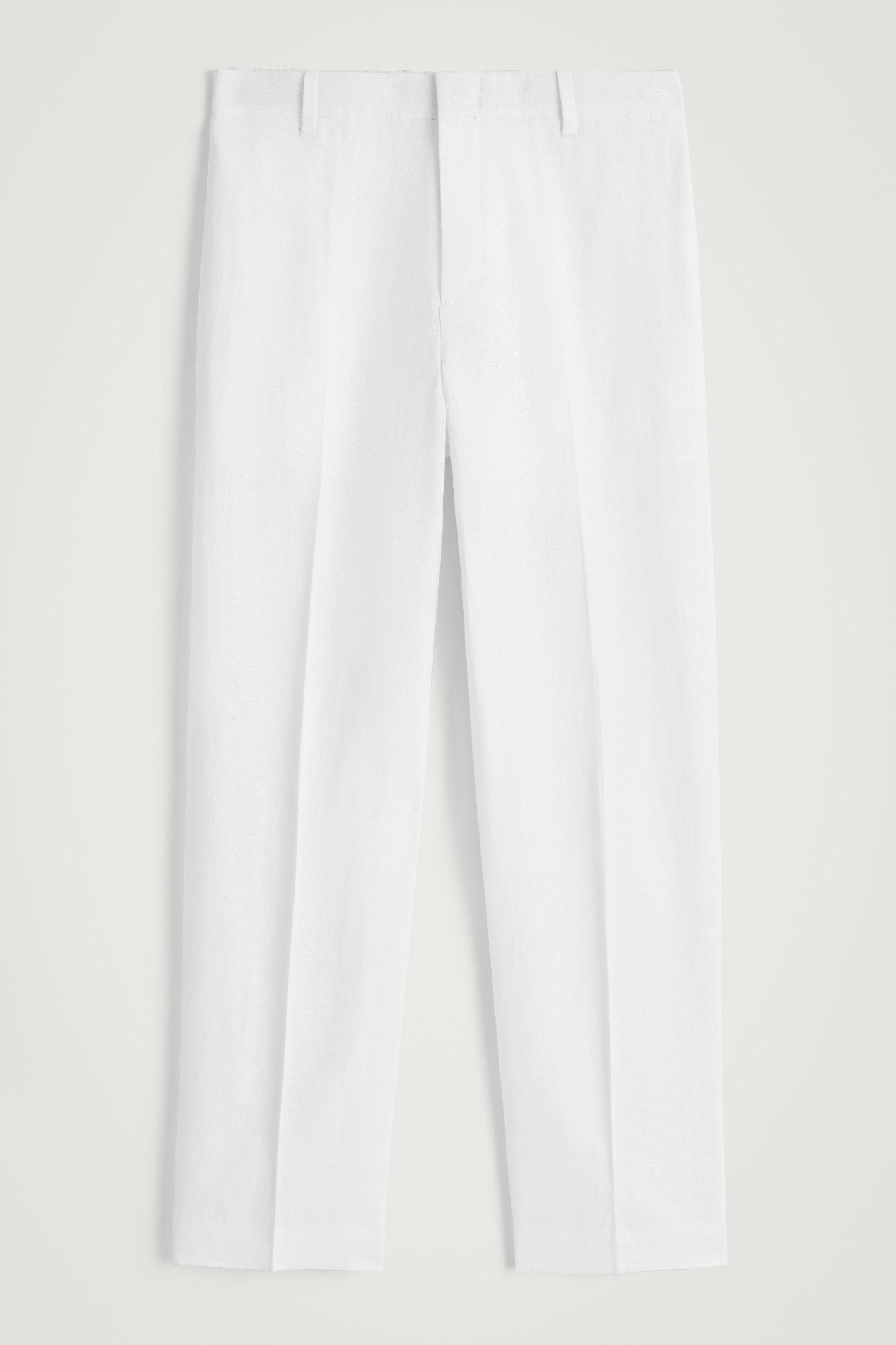 Visualizza immagine più grande: PANTALONI ELASTICIZZATI A GAMBA DRITTA IN LINO - BIANCO - UOMO | H&M IT 5