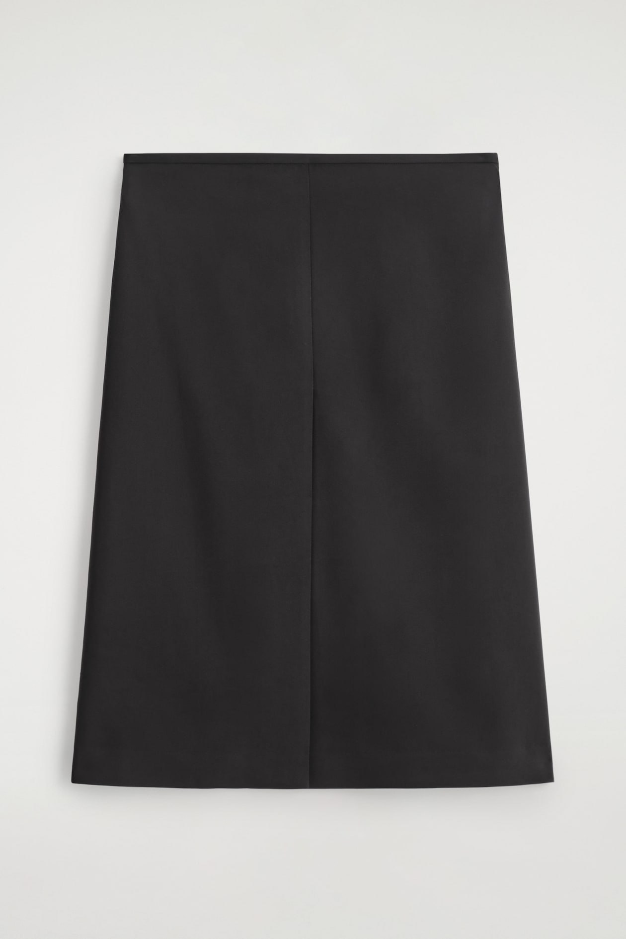 MIDI PENCIL SKIRT — BLACK