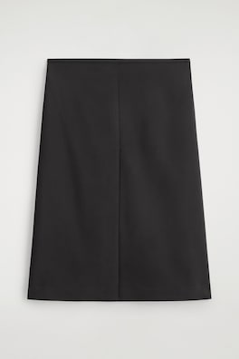 MIDI PENCIL SKIRT — BLACK 2