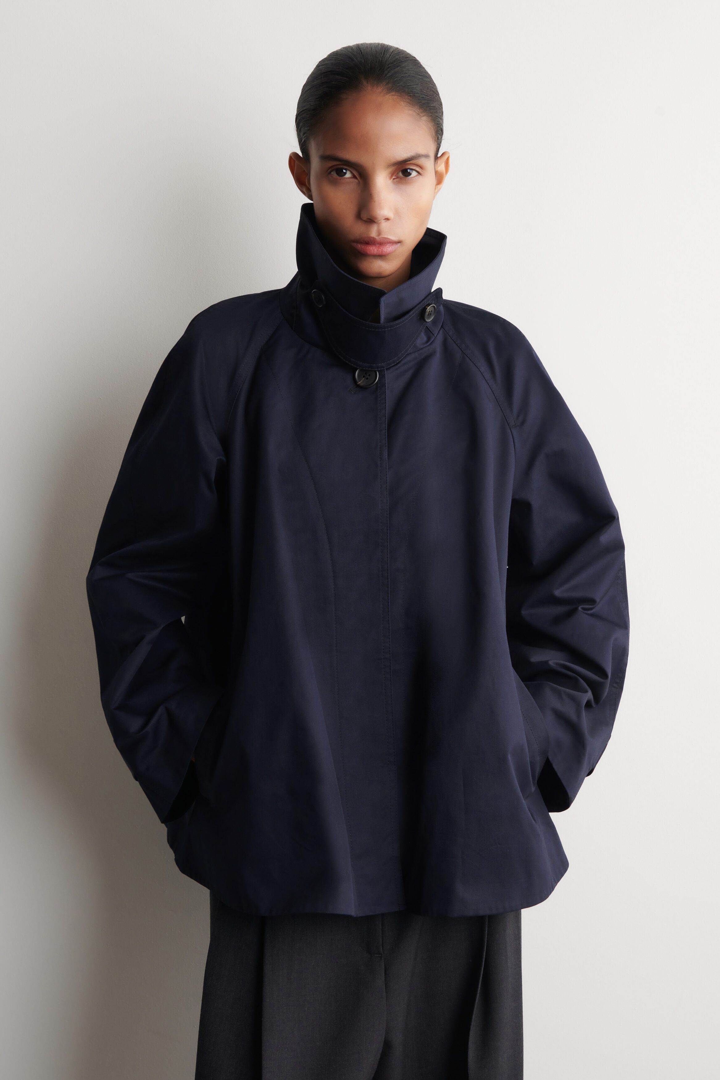 Women's Funnel Neck Jackets | COS