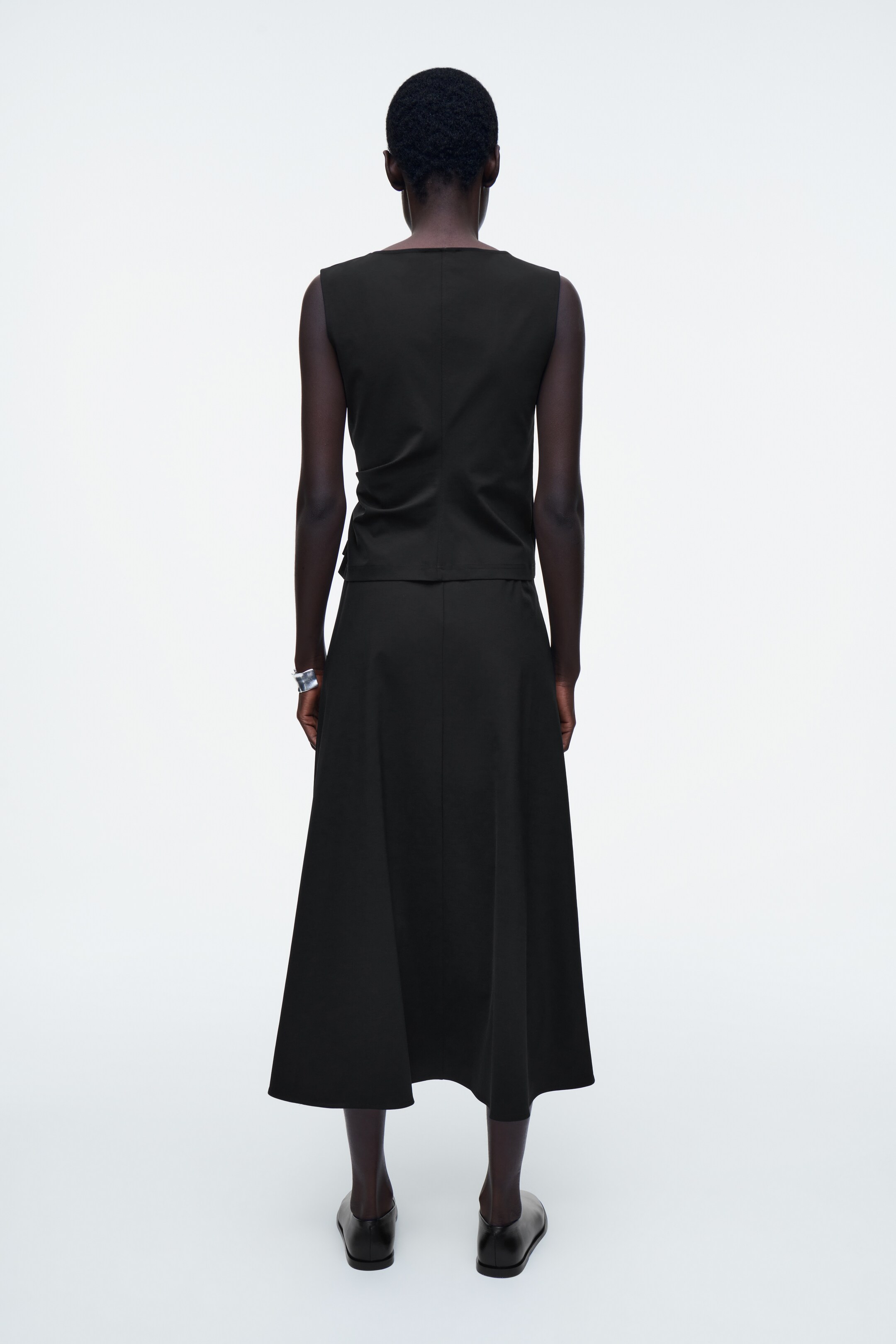 View larger image: TWIST-DETAIL TOP - BLACK - Ladies | H&M GB 5