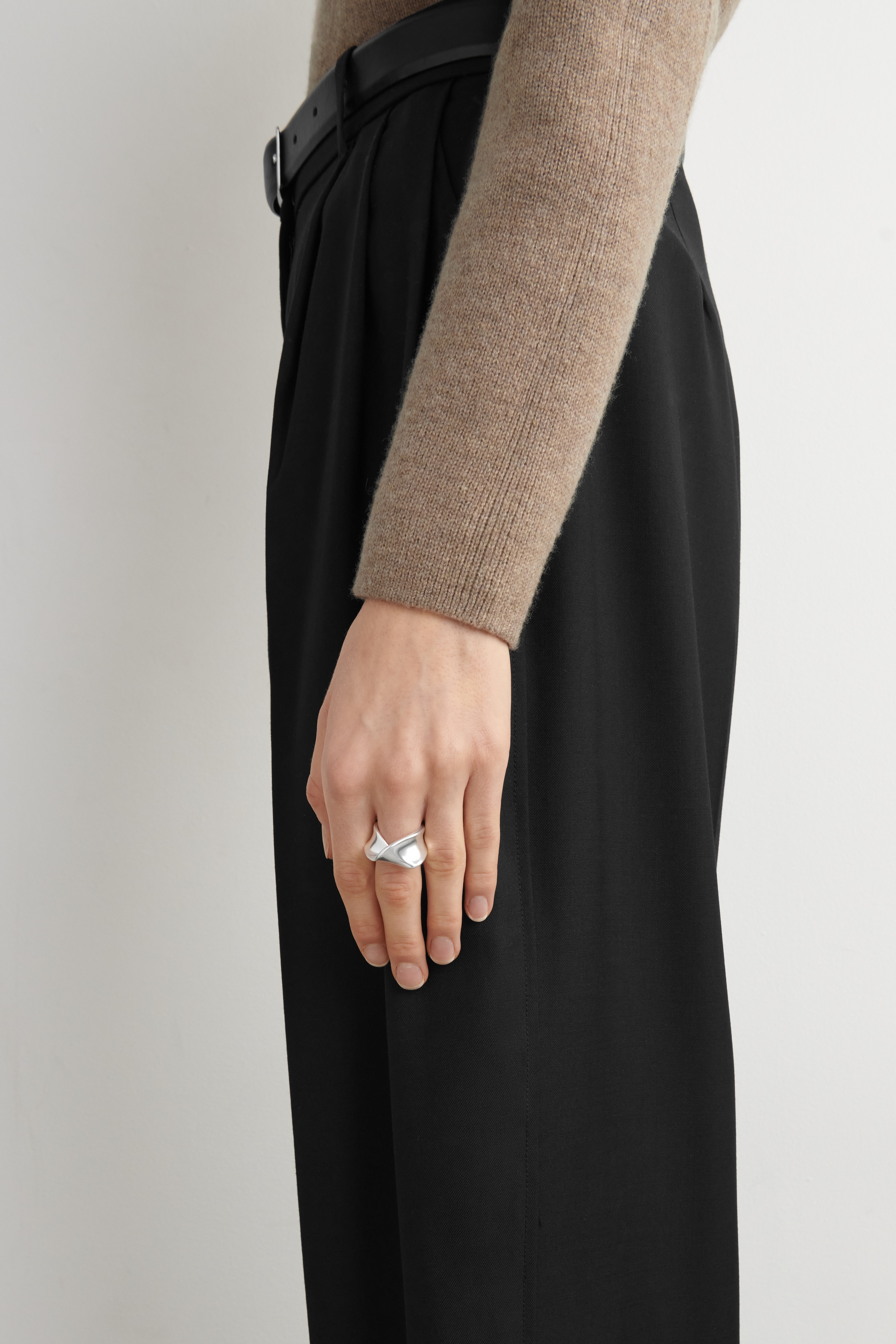 BAGUE FAÇON RUBAN TORSADÉ - ARGENTÉ/DORÉ